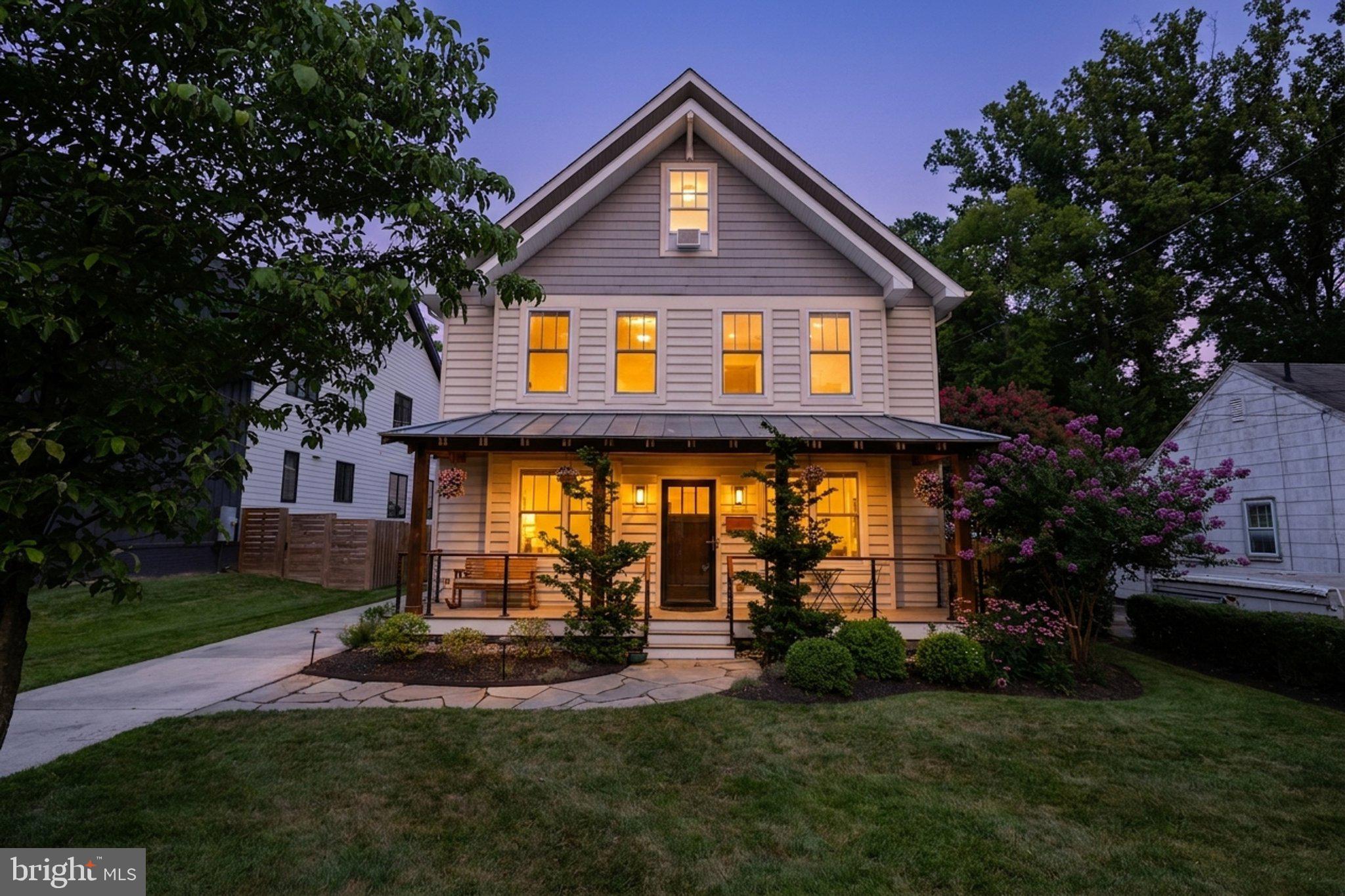 Ideally positioned in the heart of Falls Church City, this five-bedroom, 4.5-bath single-family home offers refined design, an intentional three-level above grade layout, and the rare advantage of being within the Meridian High School pyramid, where students progress together through a cohort-based K-12 system unique to Falls Church City.
Inside, warm, livable finishes meet a floor plan built for real life. Hardwood floors run through the main and bedroom levels, drawing light through the open main floor. A dedicated home office with custom built-in bookshelves offers a quiet, polished workspace, a formal living room and dining room at the front of the house and the family room, anchored by a gas fireplace, opens seamlessly to the kitchen and the rear patio for hosting.
Gas cooking, generous counter space, and a custom built-in bench turn everyday meals into a gathering moment. The layout flows effortlessly between kitchen, family room, and outdoor space, offering scale for entertaining without sacrificing everyday comfort.
Upstairs, four generously sized bedrooms are thoughtfully arranged. The primary suite feels private, with a walk-in closet and en-suite bath. A secondary bedroom offers its own private en-suite, while two additional bedrooms share a hall full bath, offering flexibility for guests, home offices, and everyday household life.
The third level extends the lifestyle footprint with a fifth bedroom, full bath, and flexible living space ideal for a rec room, media lounge, or guest retreat. It's a natural fit for multigenerational living, extended-stay visitors, or simply more room to spread out.
Outdoors, the private backyard is built for entertaining. Whether you're grilling on the patio, gathering with friends on a summer evening, or letting the dog roam, the yard delivers usable outdoor space that's rare inside the City. The detached garage adds generous storage, workshop potential, and room for your car.
And then there's the location. Walk to the year-round Falls Church Farmers Market, neighborhood restaurants, local shops, and Falls Church City Public Schools. With quick access to Route 66, East and West Falls Church Metro, Georgetown, and downtown DC, you gain urban proximity while maintaining true community.
119 S Spring Street offers what few properties can: architectural integrity, an intentional layout, walkability, and placement within one of Northern Virginia's most connected city environments. All in the heart of The Little City.