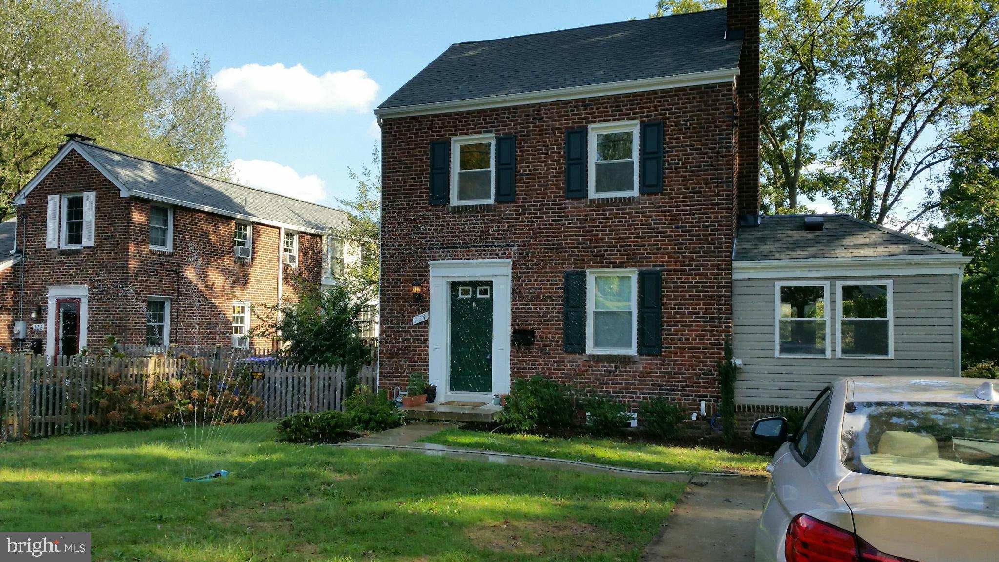 Wonderfully renovated Silver Spring Colonial. Renovated kitchen with stainless appliances. Living room with fireplace, dining area and 3 season porch on 1st floor with hardwood floors. Large rear deck. 2 bedrooms and full bath upstairs and bedroom and full bath on carpeted walk out lower level.  Available April 6th. Owner will  will consider a pet with an additional deposit.