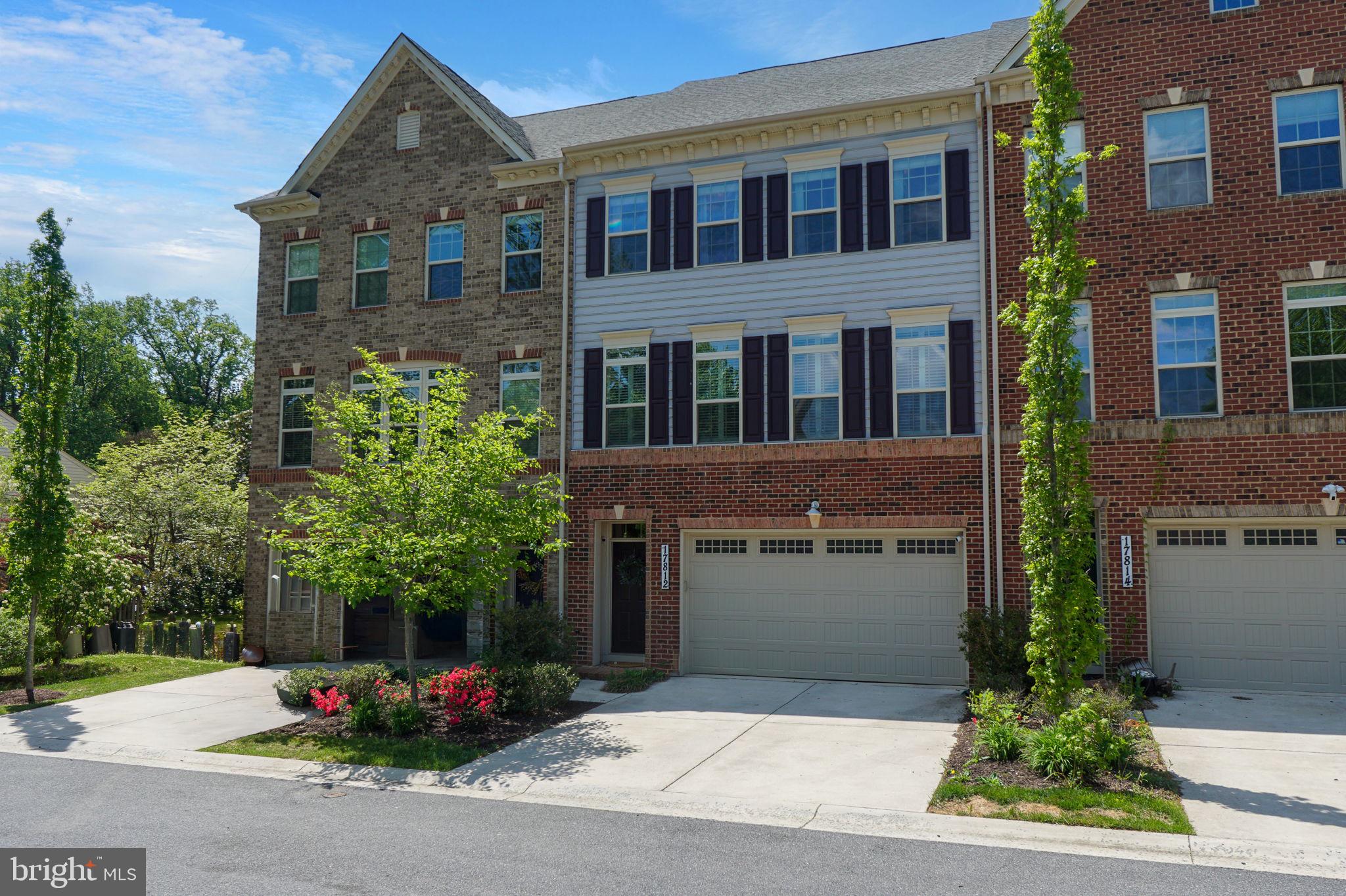 Don't miss it again--> BACK TO ACTIVE- BUYER GOT COLD FEET!!! Welcome to 17812 Thomas Village Lane, where thoughtful design, modern comfort, and small-town charm come together beautifully. Meticulously maintained and built in 2018, this inviting 3-bedroom, 2 full and 2 half bath townhome reflects the owners’ intentional attention to detail at every turn.

The heart of the home is the stunning gourmet kitchen, designed for both everyday living and effortless entertaining, featuring a large center island with abundant seating, stainless steel appliances, gas range with hood ventilation, under-cabinet lighting, generous cabinetry, and a spacious pantry. The kitchen opens to a light-filled living room with access to the rear deck, while the adjoining dining area and main living spaces are enhanced by hardwood hickory flooring, custom lighting, and elegant plantation shutters throughout. A main-level powder room adds convenience for family and guests alike.

Upstairs, the spacious primary suite offers a relaxing retreat with two custom-designed walk-in closets and hardwood flooring throughout the upper level. The en suite bath features a double vanity and thoughtful shower upgrades, while two additional generously sized bedrooms, a well-appointed hall bath, and upper-level laundry provide comfort and functionality.

The walk-out lower level offers a versatile recreation room with upgraded flooring, plantation shutters, a half bath, extra storage, and access to the two-car garage. In 2024, the entire interior—including walls, ceilings, and trim—was repainted with premium Sherwin-Williams Emerald paint, reflecting the exceptional care throughout.

Set in sought-after Thomas Village, this home offers the charm of Sandy Spring with the convenience of walkable shops and dining, nearby breweries and local attractions, top-rated public and private schools, and easy access to Olney, Washington, DC, Baltimore, Howard County, and central Montgomery County. A beautifully curated, move-in-ready home in an exceptional location, 17812 Thomas Village is sure to turn heads and make for a happy place to call home!

Contact Listing Agent- Brett Rubin to schedule your tour today!!!