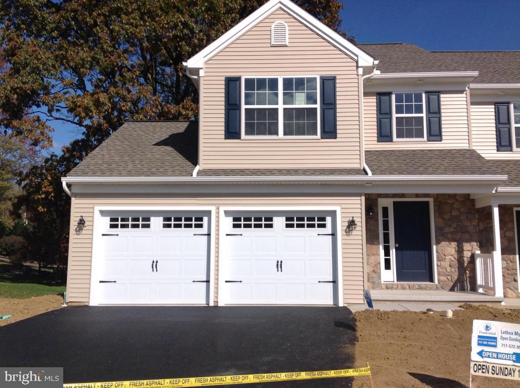 2 car garage, 1st floor w-open plan. Bedroom 1 w-private bath & walk-in closet. 2nd floor laundry. Poured concrete walls for dry BSMT. Neighborhood fitness path & close to Comet field. Taxes are just lot, builder has not had assesed. Video tour is of similar home. Home is finished and ready for occupancy.