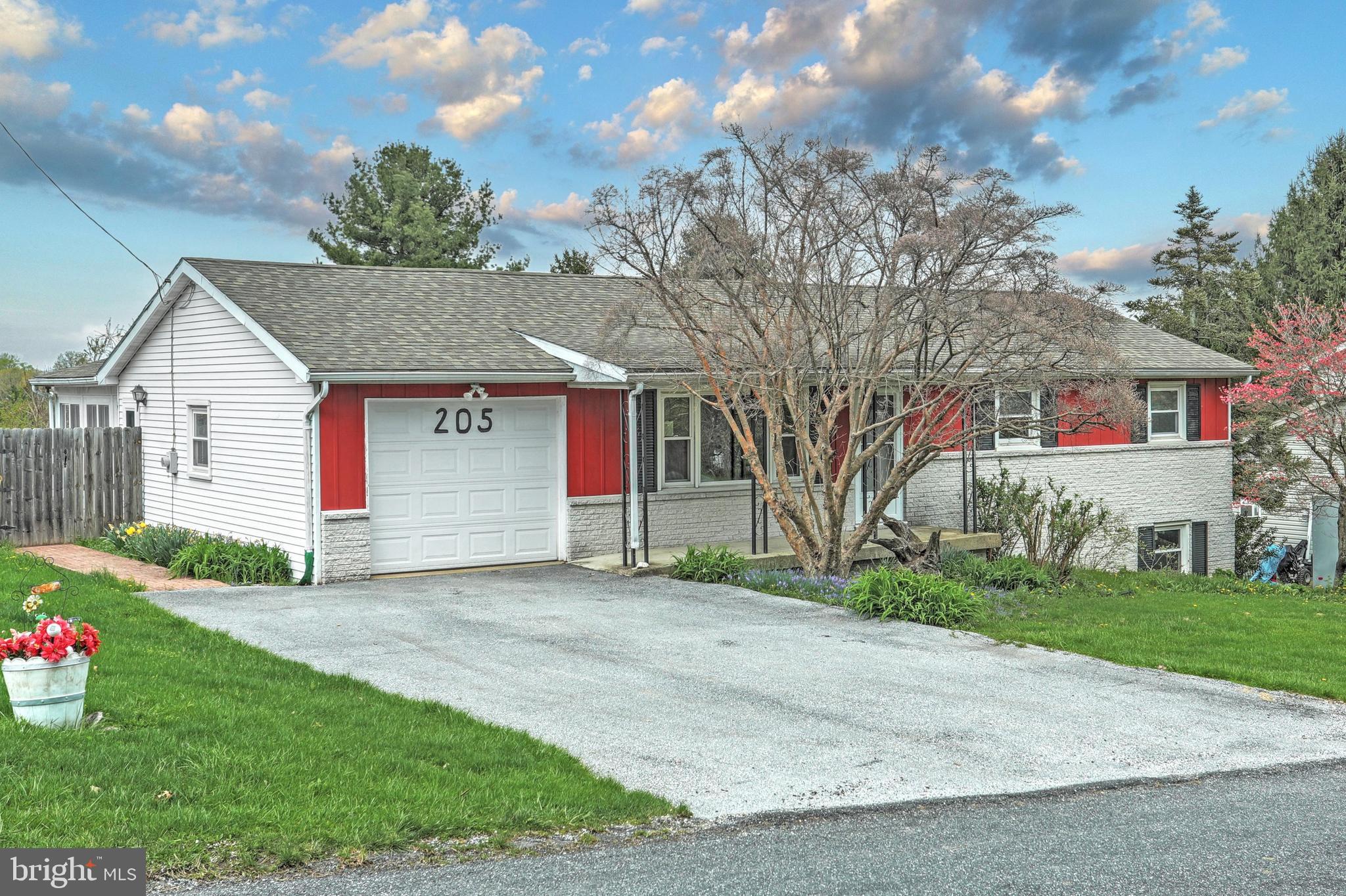 Seller is relocating for veterinary residency.  3 bedroom rancher with 2 full baths on main level. Enjoy your 20 X 24 screened deck off the dining area. Attached 1 car garage that is extra deep.  Lower level family room with wood burning fireplace.  Laundry hook-ups plus utility sink.  Separate storage room with built in shelving for storing decorations, luggage, etc.  There is a door to the fenced backyard.