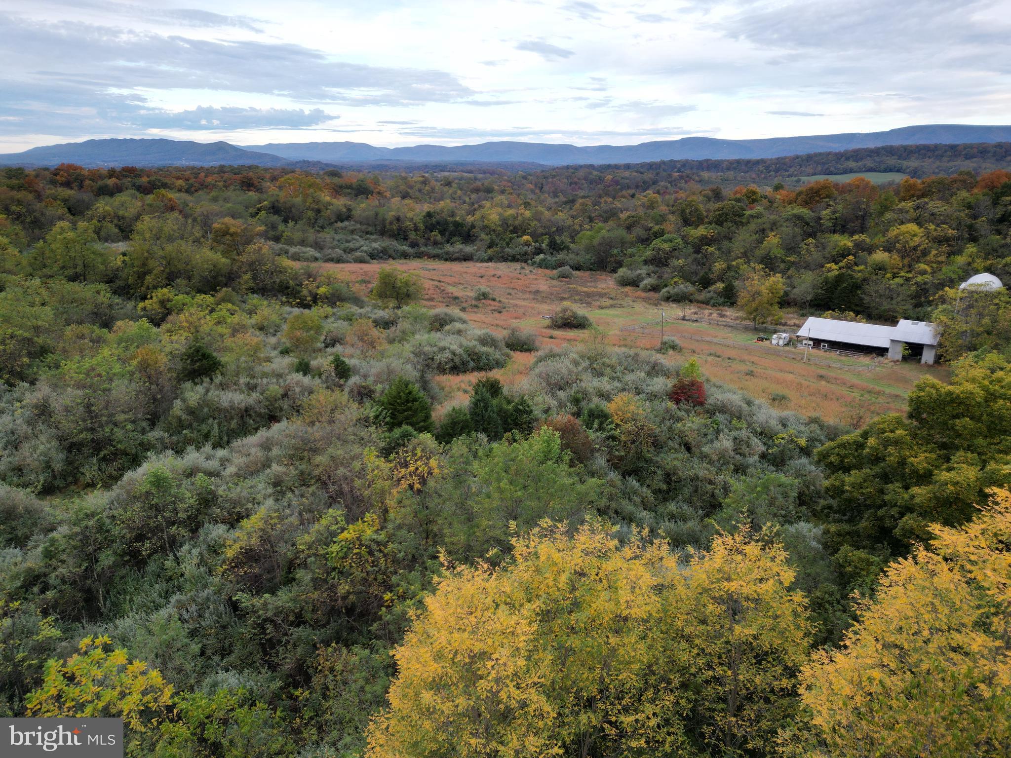 Here’s a piece of pristine land on the market for the first time since the mid 70’s with nearly endless possibilities for the next owner(s). Previously known as Rocky Ridge Farm this property is located just minutes west of Stephens City in the Poplar Ridge area of the county . This prime piece of real estate has been family owned and operated for decades. Mix of mostly flat open ground and mildly sloping wooded acreage that stretches to the top of Poplar Ridge. Dynamic views of the surrounding countryside can be seen from the upper elevations with some tree clearing. Access into the farm is secured by Tuckahoe Lane which is a 16 ft deeded right of way. Electricity and water are already running to this parcel making future connections much more affordable. A metal barn is already in place for equipment storage and/or livestock uses. This tract is currently being used for recreation but it would also make an excellent site for your dream farm or family subdivision. Enjoy hiking, camping, and recreation of all kinds on this parcel as well.  Experience exciting hunting as many types of wildlife call this property home including deer, turkey, and many small game species. A portion of the land is currently enrolled in the county’s forestry land use program to significantly reduce the annual taxes. Ideal land and location for your dream estate or development project. No restrictions, no covenants, and no HOA and this land is zoned (RA) Rural Areas. The health department has no records pertaining to the well or septic. Please DO NOT enter the abandoned home on the property. Just a short drive from all the amenities and attractions Winchester has to offer. This property is being sold in strictly AS-IS condition.