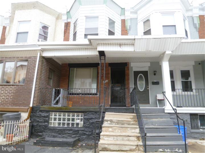 Rent ready 3 bedroom row with a porch on a great block in W. Philly. Property features a living room, dining room and large kitchen on the first floor complete with laminate flooring and access to a small rear yard. Upstairs are three bedrooms and hall bath with carpeting in the bedrooms. There is ample closet space in each room. Partially finished basement with a half bathroom with walkout access to the rear of the property.  All the mechanicals work and the property features electric baseboard heat. This property is sold in as is condition, buyer is responsible for u/o, all offers will be presented. Property is ez to show $2000 deposit with proof of funds with offer.