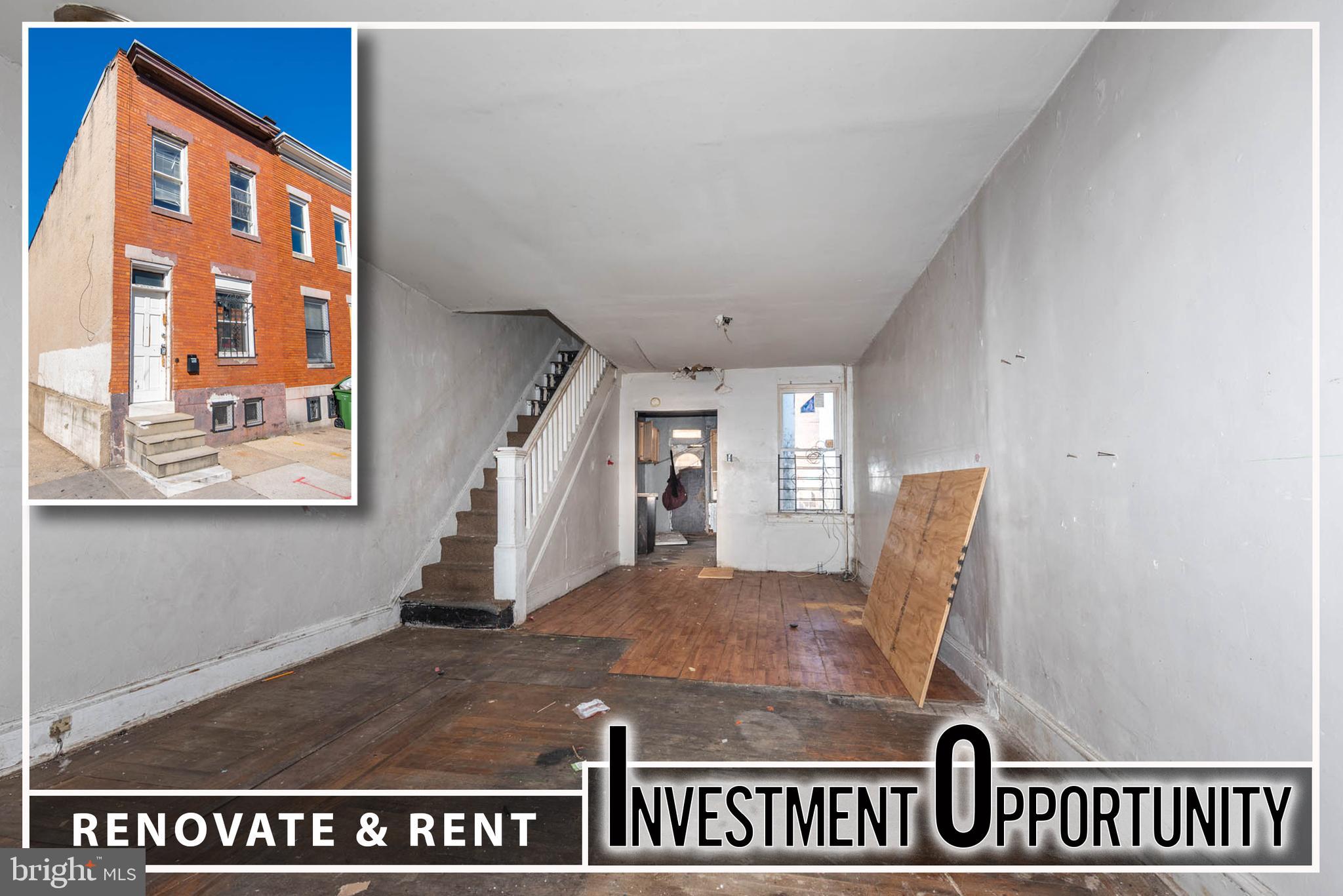 This property presents an excellent opportunity for a fix-and-flip or a renovation project to make it your dream home. Located at the end of the row, it offers more privacy and space, with generously sized bedrooms perfect for family living. The central location adds immense value, offering easy access to amenities, transportation, and local attractions. Whether you're looking to renovate and live or flip for profit, this property has the potential to become something truly special. Don’t miss out on this fantastic investment opportunity!