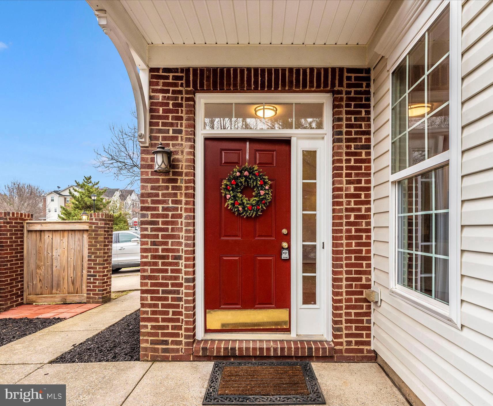 WELCOME HOME!  The front door opens into the freshly painted, three level townhouse.  Spacious and light-filled, you will love the open floor plan.   The three-sided fireplace brings warmth to the living room and dining room.  The kitchen boasts updated appliances, new granite countertops, sink and faucet, and walk-in pantry.   Stairs to level two lead to an open landing, two nice sized bedrooms, one with a walk-in closet, a full bathroom, large linen closet and laundry room with washer and dryer.  When you reach the top of the final set of stairs your first impression will be of the sunlight streaming through the windows and the spacious primary bedroom.   The primary bathroom has a corner tub and stall shower and large walk-in closet.  You will love the community amenities......swimming pool, playground and clubhouse.
           Location! Location! Location!!!  End unit townhouse in the sought after community of Taskers Chance.  Just off the Golden Mile, minutes from Fort Detrick, Rt 15 and downtown Frederick.