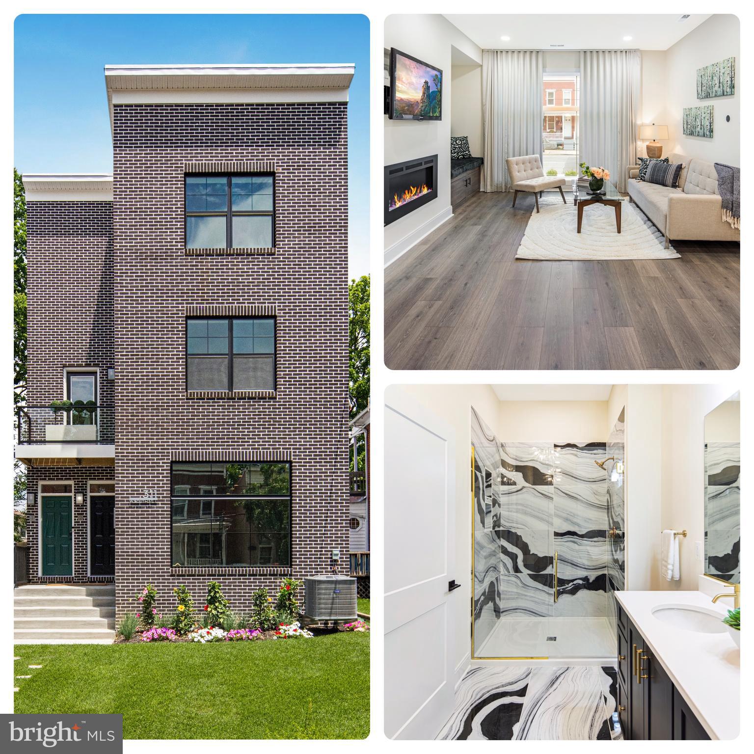 Introducing 311 W. South Street, Unit 2—a gorgeous, one-of-a-kind modern residence in the heart of Downtown Frederick, a city nationally recognized as one of the top places to live in the country. Perfectly positioned just steps from award-winning restaurants, craft dining, cocktail bars, and the expansive  58-acre beauty of Baker Park, this home offers a rare opportunity to experience true urban living at its finest.

This award winning property is part of an exclusive two-unit boutique condominium building, configured front-to-back, with this offering representing the front unit—delivering both privacy and a unique, low-density living experience rarely found in downtown settings. Spanning three levels and approximately 2,180 sf, the residence seamlessly blends architectural sophistication with modern functionality.

Inside, the home is defined by soaring 9–10’ ceilings, abundant natural light, and a clean, contemporary aesthetic enhanced by interior and exterior glass railings and designer lighting throughout. The open-concept main level is anchored by a stunning chef’s kitchen featuring ss appliances, a gas range, quartz and Carrara marble countertops, solid wood cabinetry, and a built-in fireplace/custom velvet banquette—creating a space that is as striking as it is functional. 

The primary suite is designed as a private retreat, featuring double closets and a seamless transition into a spa-inspired bath complete with brass finishes, a solid acrylic soaking tub, and elevated design elements that create a true sense of luxury. Each additional bedroom is generously sized and thoughtfully designed, supporting both comfortable living and strong rental appeal.

Beyond the interiors, the lifestyle offered here is unmatched. Just moments away, Baker Park provides over 58 acres of green space, including tennis courts, jogging and biking paths, pools, playgrounds, a scenic lake, and a dog park—offering an incredible extension of your living environment right outside your door.

Adding to its appeal, the property is currently rented on a month-to-month lease at $2,600 per month, providing immediate income for investors, while offering full flexibility for a future owner occupant. The tenant is open to remaining in place or vacating, creating a rare dual-use opportunity for both investors seeking cash flow and buyers looking to move into a turnkey, high-end residence.

With its combination of newer construction, premium finishes, smart design, boutique condo structure, and unbeatable walkable location, this property stands out as a compelling investment and lifestyle opportunity in one of Maryland’s most desirable downtowns. Opportunities like this are limited—and when they appear, they move quickly.   <<Seller open to creative financing options for qualified buyers, including rent-to-own and second lien structures. Contact listing agent for details.>>