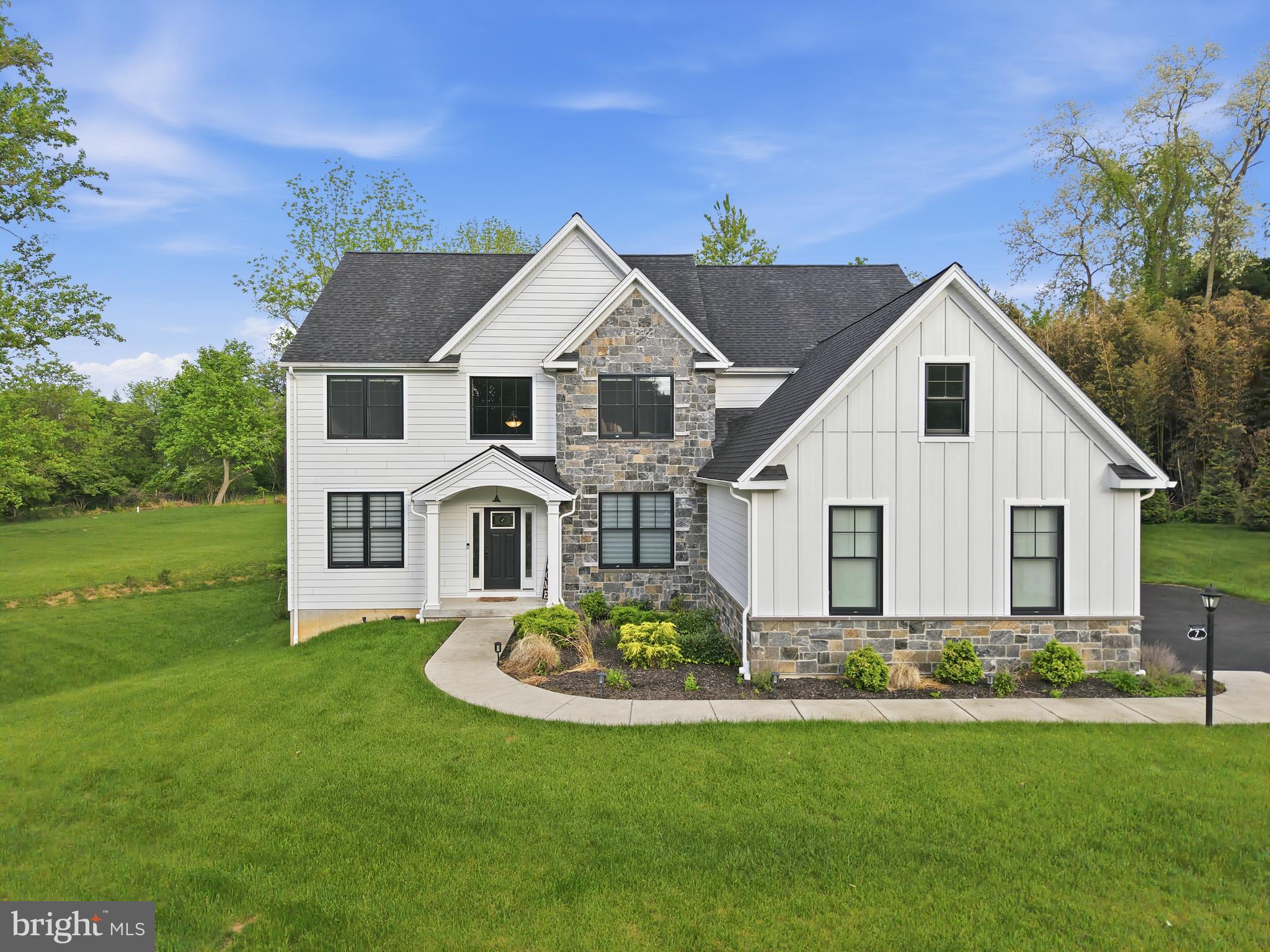 Privately set on over an acre in the highly sought-after Garnet Valley School District, this is where luxury meets privacy. Welcome to 7 Overfield Lane in Glen Mills — a stunning newer construction home tucked away on a private lane shared by just four homes, offering a rare sense of space, exclusivity, and seclusion.
Built in 2022 by renowned builder Rotelle, known for exceptional craftsmanship and attention to detail, this impressive 4-bedroom, 2.5-bath home offers approximately 3,800 square feet of beautifully designed living space. Inside, you’ll find updated finishes throughout and a thoughtfully designed open-concept floor plan that feels both elevated and functional — perfect for everyday living and entertaining alike.

Additional premium features include Andersen 400 series windows, durable Hardie Board siding, a brand-new Trex deck, and a full-footprint unfinished basement with high ceilings, offering endless potential for future finished living space, a home gym, theater, or additional storage.

If you’ve been searching for a refined, move-in ready home with privacy, luxury finishes, and an unbeatable Garnet Valley location, this is an opportunity you don’t want to miss. Message me for a private tour.