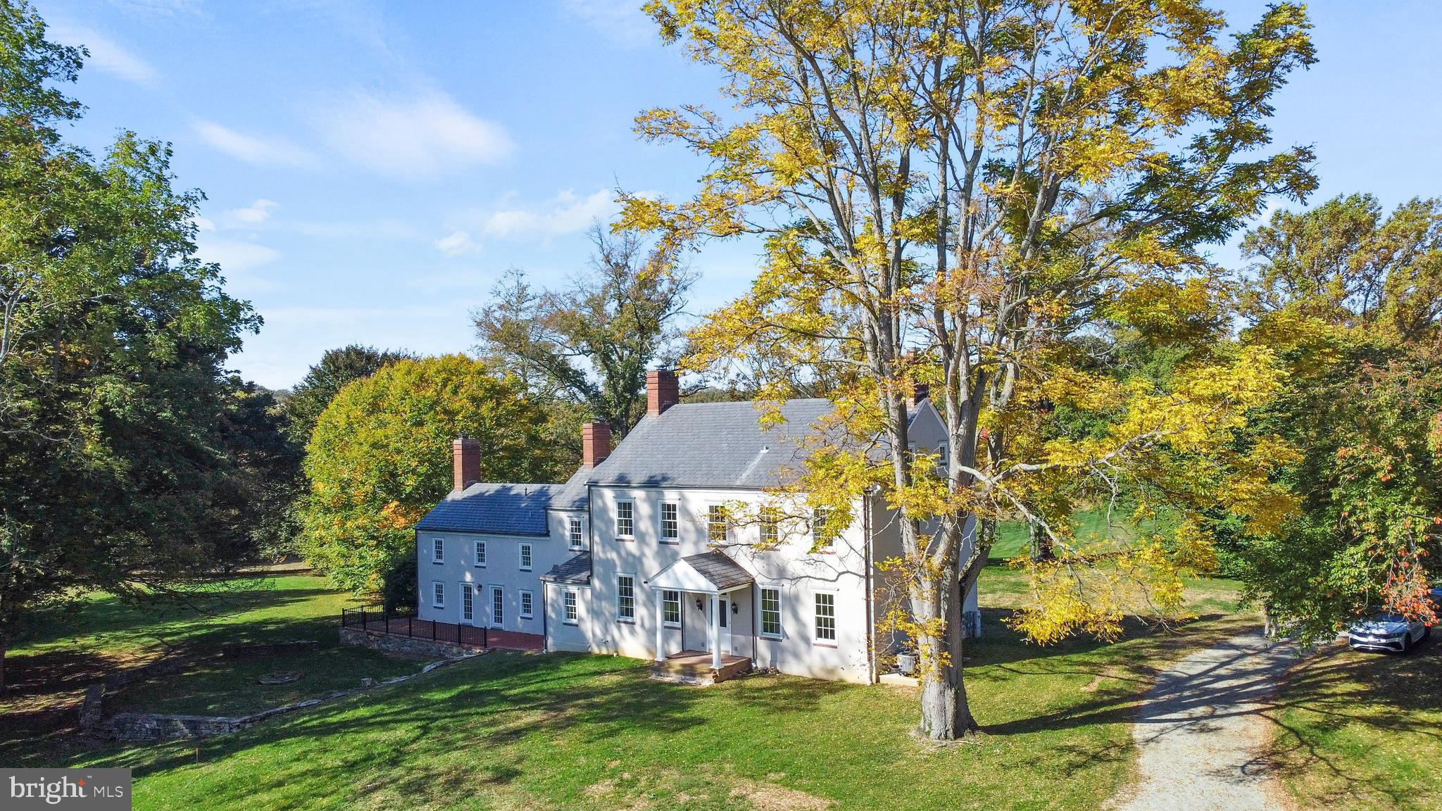 For Sale Subject to Existing Lease. A Long Tree Lined Drive Leads to This Bucolic Estate "Harmony Hall" , Circa 1747, In The Heart of My Lady's Manor, Completely Renovated, Incredible Setting Overlooks a Heart Shaped Spring Fed Pond & Stream. Large Shade Trees Frame this Classic Manor Home w/ Beautiful Hickory Flooring, High Ceilings, Deep Window Sills, 4 Fireplaces, Stone Walls, a Stone Guest House, Gardens, an 8 Stall Stable, Beautiful Rolling Meadows, & Privacy. 33 Acres, A Wonderful Opportunity!