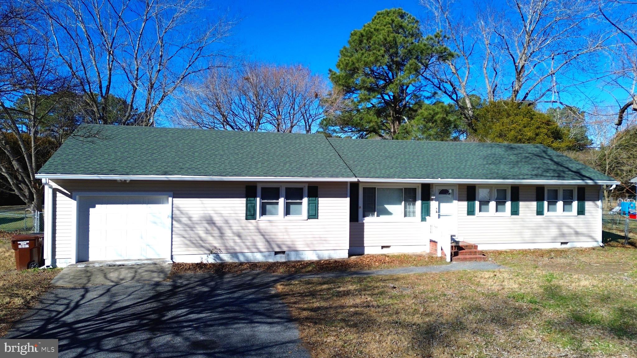 Welcome  to 104 Walden! This home offers comfortable living all on one floor.  When you enter the house you'll find your living room and an open kitchen with updated appliances.  Both full bathrooms have been updated. The bedrooms are a generous size. Fresh paint throughout the house! Flooring in most rooms have also been updated. HVAC was replaced in 2024. The entrance doors were recently replaced and all of the windows in the sunroom/enclosed porch. Gutters were recently added to the home and a modified outdoor outlet for generator was installed. Outside you can enjoy the spacious fenced in back yard for entertainment and relaxing.  Contact agent today to schedule your tour. This won't last long!

Sellers to find to find a suitable home and close on both the same day.