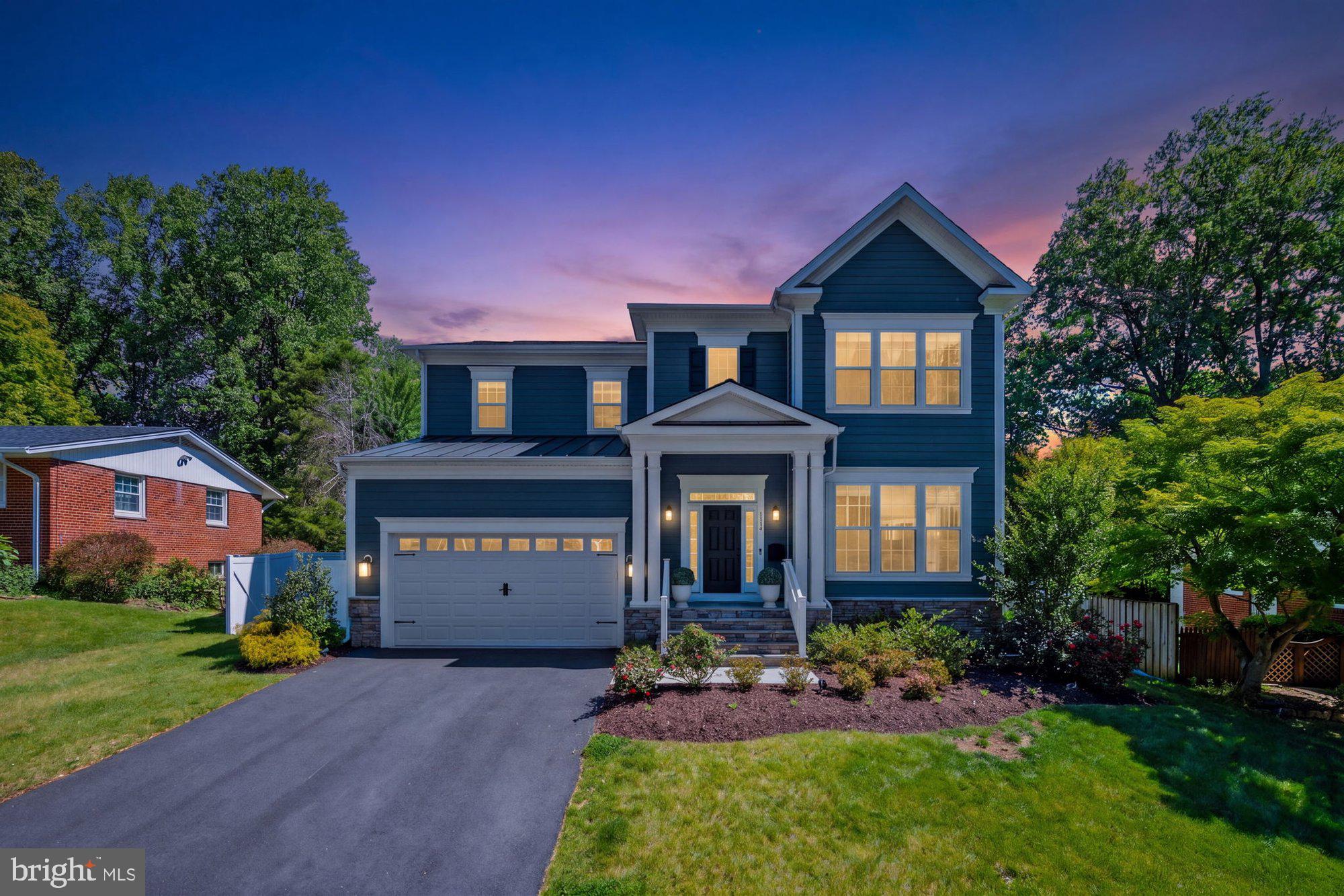 Exceptional luxury custom home nestled in the highly sought after Vienna Woods community. This Craftsman style home, built in 2023 and situated on a quiet 0.29 acre lot, offers 4,844 square feet of refined living space with 7 bedrooms and 5.5 bathrooms. The interior showcases soaring ceilings, hardwood flooring, designer lighting, and an open concept floor plan. The seamless flow between the spacious dining room and family room creates an ideal setting for entertaining. The gourmet chef's kitchen features premium cabinetry, high-end appliances, a large center island, double sinks, and a breakfast room with easy access to the backyard. A main level bedroom with an en-suite bathroom provides flexibility for multi-generational living or overnight guests. Upstairs, the luxurious owner's suite offers spa-inspired amenities, dual walk-in closets, and an elegant en-suite bathroom with double vanities, a soaking tub, and a walk-in shower with custom tile work. Three additional bedrooms and two full bathrooms, including a Jack and Jill bath, complete the upper level. The fully finished lower level expands the home's versatility with a spacious recreation area, bedroom/gym, bonus room, and an additional bedroom with an en-suite bathroom. Outdoor living is equally impressive. The swimming pool features a modern retractable cover, allowing for both open-air and enclosed swimming year round. The pool house includes a recreation area, kitchenette, and full bathroom. A patio surrounding the pool and a fenced backyard enhance the functionality of the space, creating a private retreat perfect for relaxing, entertaining, and enjoying outdoor living. The home's blue siding, crisp white trim, welcoming covered front porch, and two car front loading garage combine to create exceptional curb appeal. Close to Southside Park with nature trails, creeks, playgrounds, and convenient access to the Yeonas baseball fields. Ideally located just minutes from downtown Vienna, the W&OD Trail, Tysons Corner, and Metro access. With-in the top rated Madison pyramid.