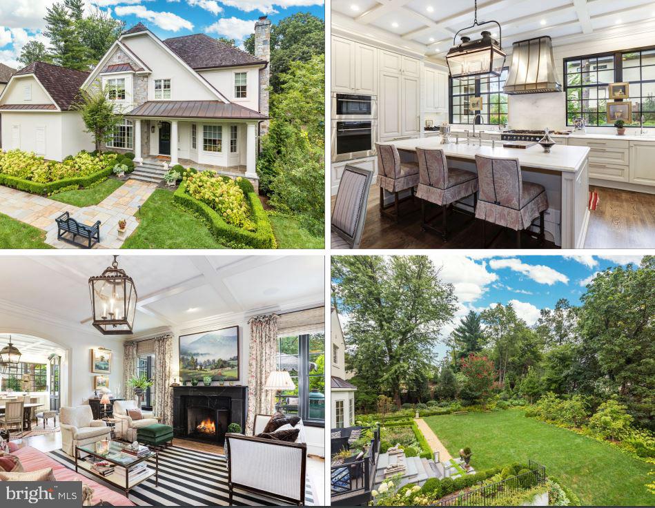 1323 Kirby Road is an exquisite masterpiece inside and out with signature architectural details and custom millwork throughout.  Located just one light to DC this designer showpiece is perfection at its finest with top to bottom detailing offering the utmost in refinement.  This home offers the sophisticated buyer a lifestyle that includes the ultimate luxury in living from ten foot ceilings, the designer kitchen to the luxury master suite and all three levels with elevator access.  The house features well-designed rooms that offer backdrops for art and antiques. The house was designed with the traditional elegance the owner desired and with a wellness plan that created the highest attainable healthy interior environment.  To create a healthy non-toxic environment, the home is constructed entirely of low or no VOC materials and adhesives. The home was also equipped with a state-of-the-art HVAC system with air vents and intakes strategically located located for optimal wellness.  The classic kitchen was designed by renowned Atlanta designer, Matthew Quinn.  Plank walls and gracefully arched molding capped doorways delineate the kitchen from the adjoining living room and sunroom.  The neutral hue of the kitchen is accented with a spectacular dark navy La Cornue range and "Hale Navy" built-in pantry cabinets fronted with smoky mirrors of which one pantry is used as a bar.  The four windows over the sink flood the kitchen with light.  The coffered beamed ceiling mirrors the family room ceiling for continuity.  The large center island is topped with a classic Imperial Danby marble and is great for entertaining . The property is adorned with manicured gardens and cozy outdoor spaces with walkways throughout to admire the many and varied plantings. Beautiful views make each indoor room pop with light and color.  An expanse of lawn can be anyone's playing field and the landscape a dream for the green minded at heart.   The close-in location of Kirby Road makes it convenient to DC and Maryland and just minutes to the White House, the Kennedy Center and the Tysons business and shopping district.  Located right off the George Washington Parkway offers a direct commute to the new Amazon Campus and Reagan Airports as well as immediate access to 495 to I-66 to Dulles Airport and Tech Corridor.