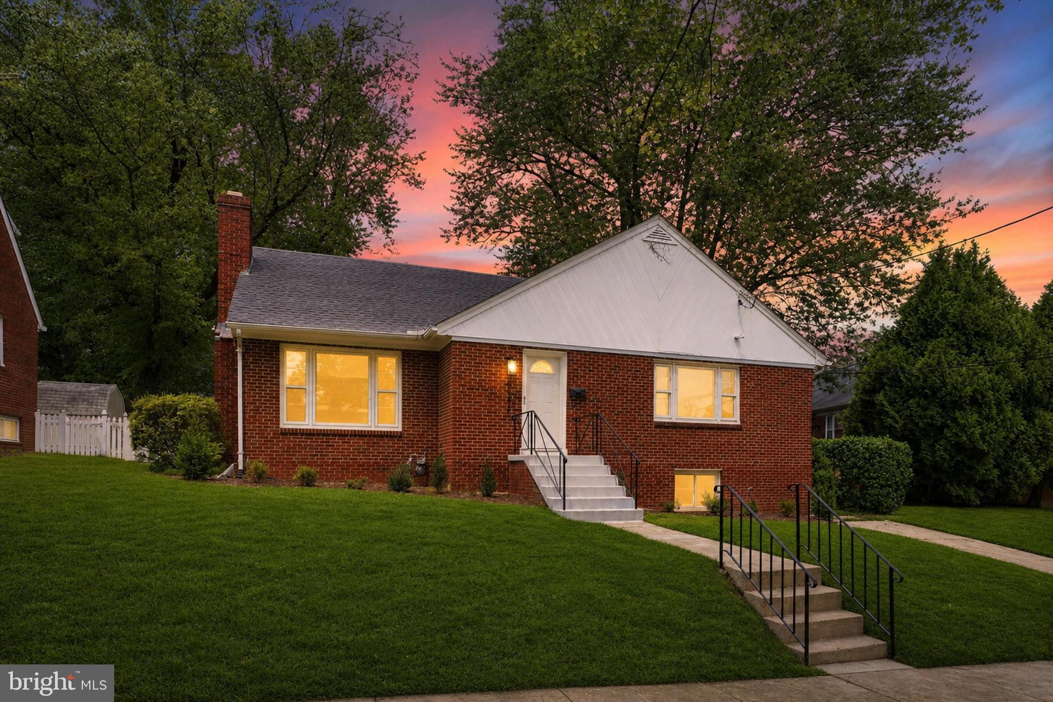 Classic brick charm meets thoughtful updates in this expanded Northmont home, ideally located just minutes from Forest Glen Metro, downtown Silver Spring, Kensington, parks, shopping, dining, and major commuter routes.

Offering approximately 2,481 finished square feet, this move-in ready home features four bedrooms, three full baths, and beautifully finished living space on two levels. Hardwood floors, recessed lighting, wainscoting, and a wood-burning fireplace create warm, inviting interiors, while the updated kitchen flows easily into the dining area for everyday living and entertaining.

The main level includes three spacious bedrooms, including a primary suite with a private full bath. The fully finished walkout lower level expands the home's flexibility with a generous recreation room, fourth bedroom, full bath, abundant storage, and a separate outside entrance—ideal for guests, multigenerational living, a private home office, fitness space, or extended stays.

Step outside to enjoy the fully fenced backyard, where mature trees provide welcome shade and privacy. The patio is perfectly suited for grilling, outdoor dining, morning coffee, or relaxing evenings with friends and family.

Additional highlights include a brand-new roof (2026), private driveway parking, and classic all-brick construction that offers timeless curb appeal and lasting durability.

Conveniently located just minutes from Forest Glen Metro, downtown Silver Spring, and the shops and restaurants of Kensington, this home combines generous living space, modern updates, and an unbeatable close-in location.
