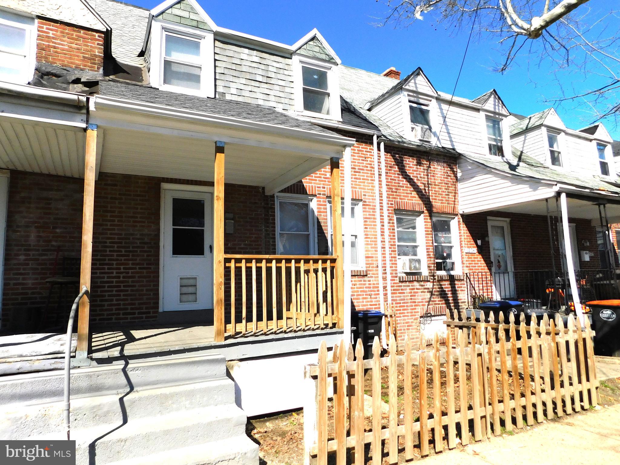 This is a great property for first time home buyers or for investment. It delivers exceptional value in today’s market. Welcome to 1202 Morton Ave, a 3-bedroom, 1 and ½ bath home. This move-in ready property is conveniently located near shopping, dining, and major routes including I-95 and I-476. Also close to Widner University, Soccer Stadium, transportation, Chester Pike shopping, and Walmart.