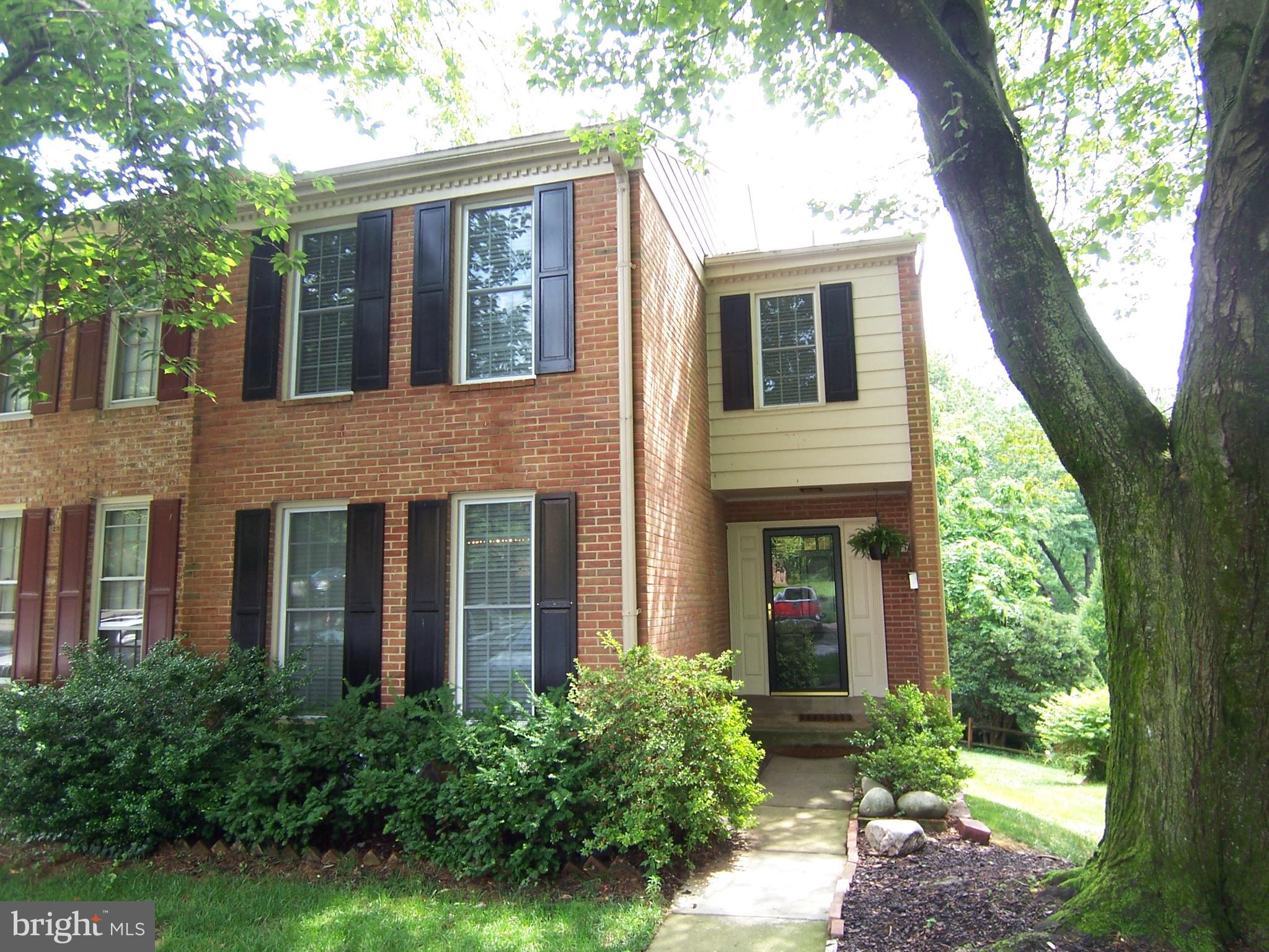 Gorgeous, End-unit Townhome in Westmoreland Square Community; Hardwood floors; Newer windows; Upgraded Bath & Kitchen with quartz-based counters. 42" cab. custom pantry, Stainless Steel appliances; Large Living/Family Room with Fireplace (Fireplace is for aesthetics only/not operable) and Custom Bookshelves; Spacious Master Bedroom with separate closets, Sitting/Study Room & Full Bath; Large Lower Level Rec Room with walkout to serene and private patio, and Den or Home office.  Lots of storage space, Private/fenced yard. To Apply: use Rentspree application - $45/per adult app fee (be sure to list all who intend to live at the property, start date and desired least term length); 1st month rent (cashier's check) payable to KW Fairfax Gateway; Security Deposit to Landlord. Application fee & 1st month rent due with Application.  Security Deposit due at Lease signing.