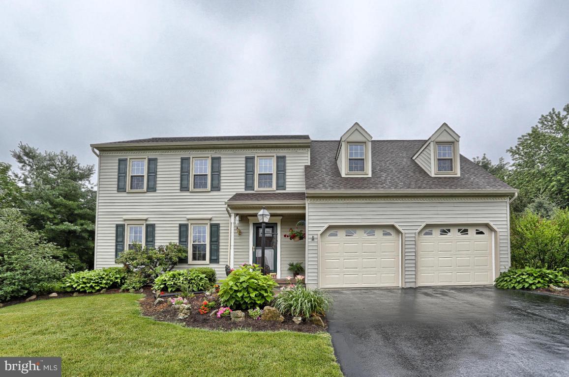 Well maintained 4 bedroom home in Manheim Township's Rosemont Estates. Granite eat in kitchen with tile backsplash, family room with brick surround fireplace and hardwood foyer. Master suite with walk in closet and dual sinks in master bath.  Rear 2 tier deck leads to spacious backyard with shed. Roof 2 years old.