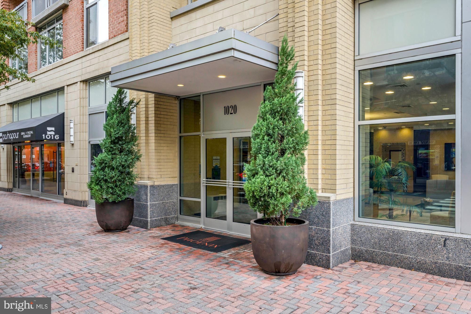 Spacious 1 Bedroom 1 Bath in Luxury Building located in the heart of Arlington / Clarendon! 

Open layout offers  kitchen with Granite Counters, Stainless Steel Appliances and Breakfast Bar. Sunlit living room with high ceilings and Wood Floors. Walkout to Private Balcony with east-facing views. Primary bedrooms features custom walk-in closet. Newer stackable washer and dryer in-unit. Secure Garage Parking in dedicated spot close to elevator. 

Super convenient - just One Block from Metro. Building amenities include: Rooftop Pool, Fitness Center, Concierge, Secure Building, Movie / Viewing Room, Pergola, Library, Club Room w/ Kitchen. **Photos are from previous listing. Condo is currently vacant and available now. Sorry no pets and no smoking. Excellent Credit Required**