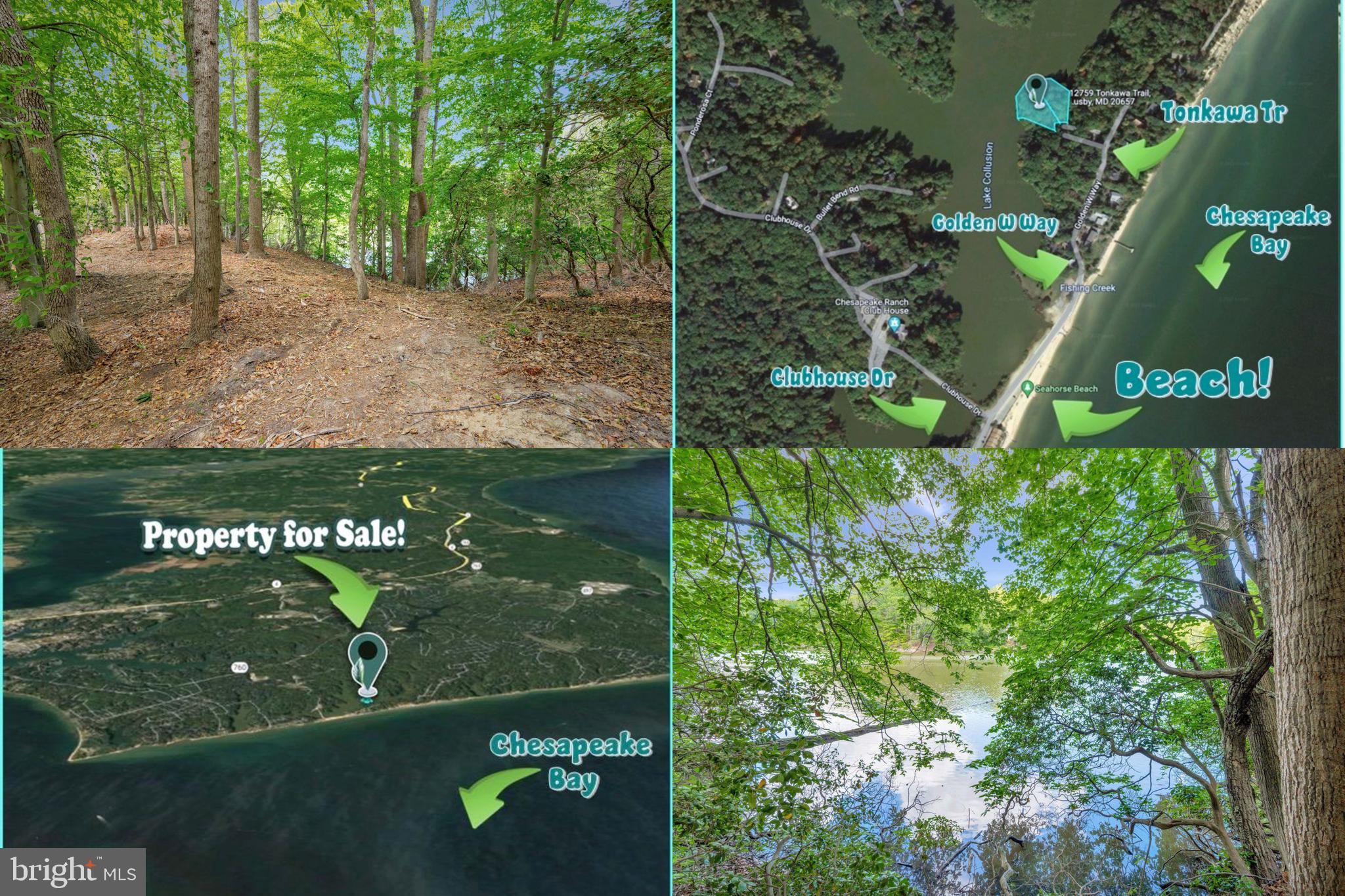 Rare opportunity to own land within the waterfront community of Chesapeake Ranch Estates, surrounded by the natural beauty and coastal lifestyle that make Lusby such a desirable destination. Enjoy nearby access to private beaches, parks, trails, lakes, and outdoor recreation, while remaining just minutes from Solomons Island, marinas, waterfront dining, shopping, and everyday conveniences.

This property offers the opportunity to create a custom retreat in a peaceful setting with wooded surroundings and close proximity to the Chesapeake Bay. Whether planning a future primary residence, vacation getaway, or long-term investment, the location offers a balance of privacy, recreation, and convenience, approximately 1 hour 25 minutes from Washington, DC, 1 hour 45 minutes from Baltimore, and 1 hour 20 minutes from Annapolis.

Experience the charm of Southern Maryland waterfront living, where scenic surroundings, coastal character, and relaxing sunsets create an ideal backdrop for your future vision.