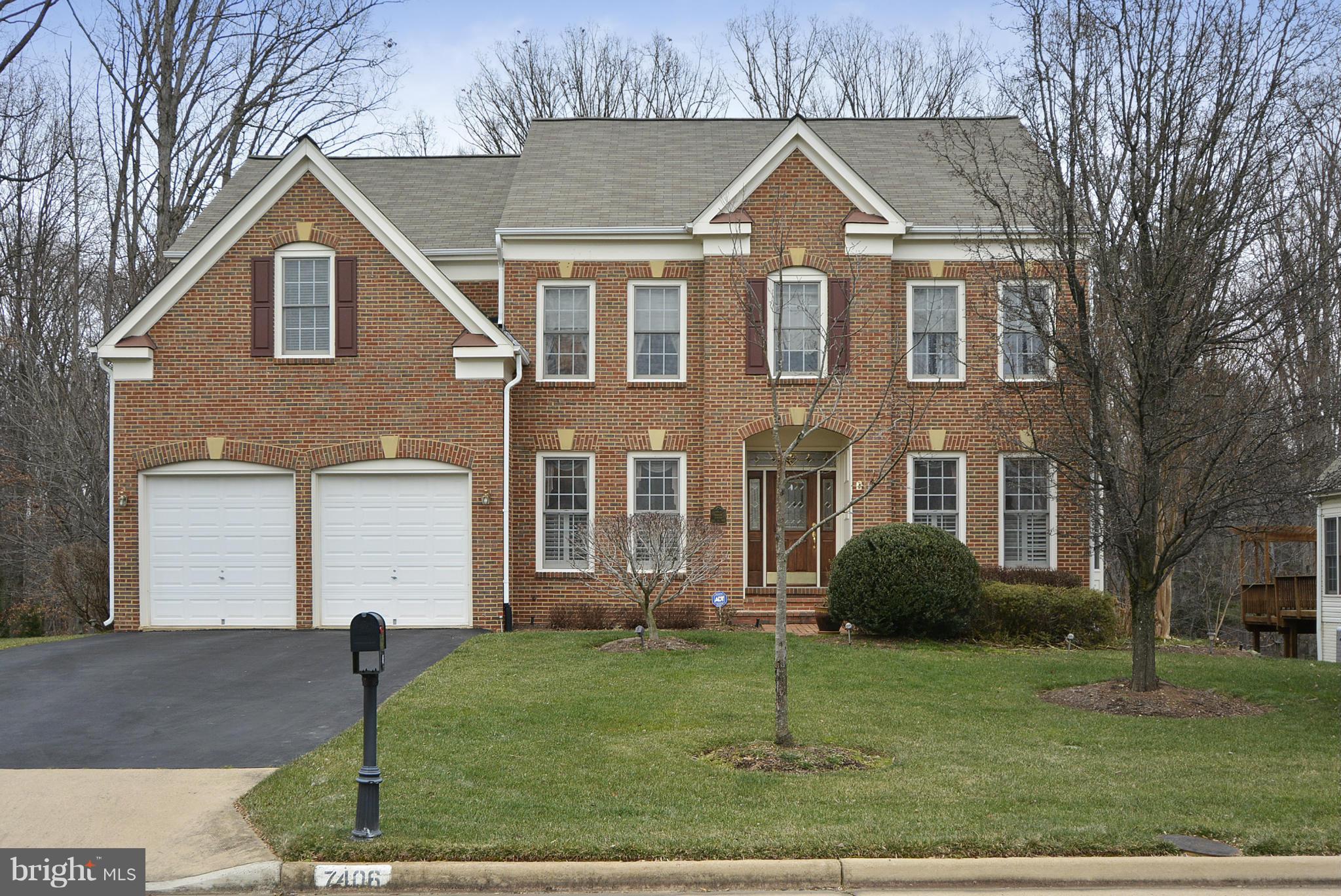 5BR 4 1/2 BA Custom features abound (see feature list in home) Freshly refinished hdwds on main lvl and stairs Kitchen w/granite counters/gas cooktop/brkfst bar/dbl wall ovens/custom tiled back splash brkfst area Huge Mstr BR w/sitting area/tray ceilings/crown molding Gas FP in FR with 22 ft. ceiling with custom trims and molding Walk-out LL to flagstone patio composite deck backs to woods