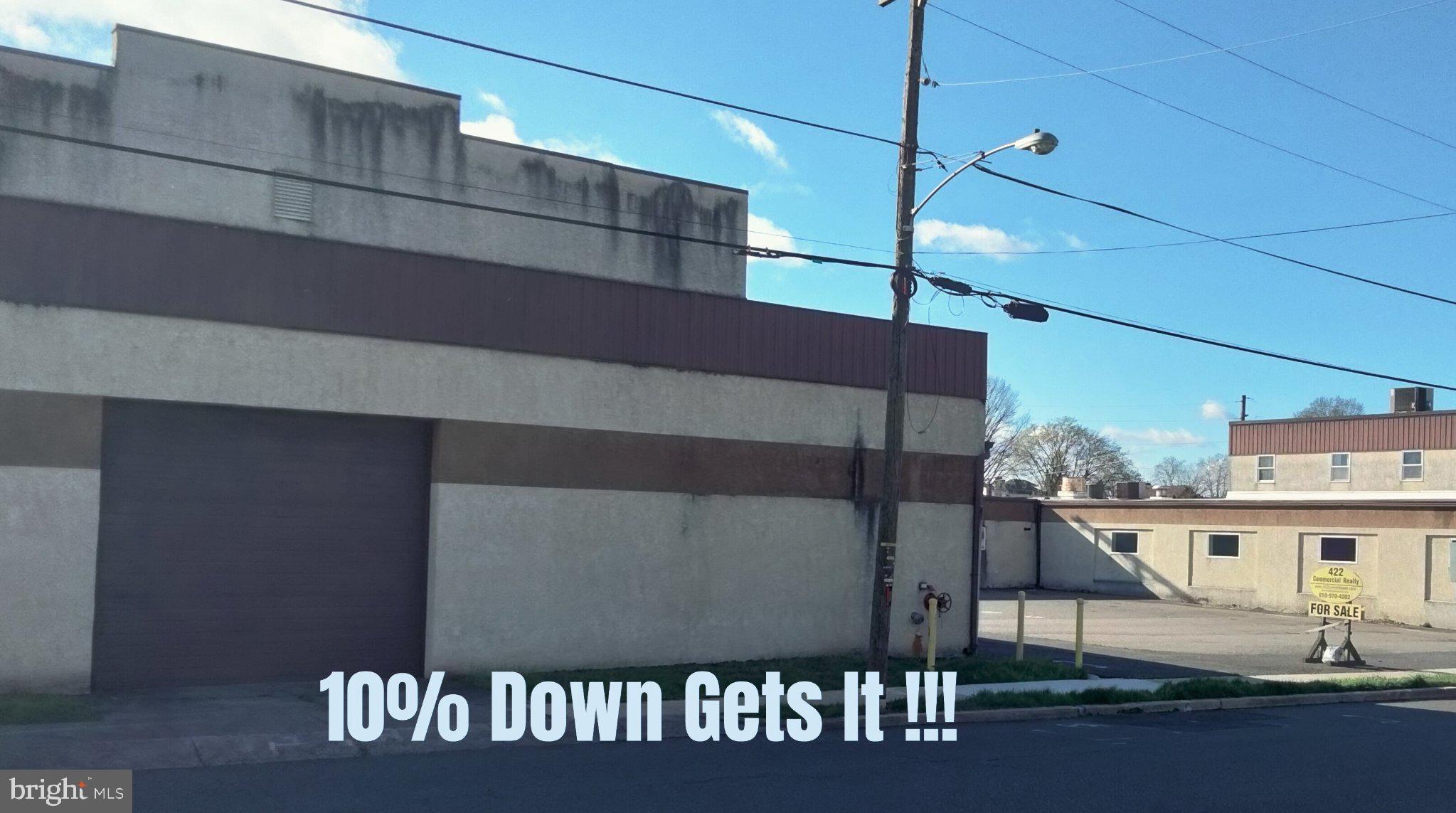 ANOTHER 422 OPPORTUNITY !!! 21611 sq feet of industrial building in the heart of Boyertown. Property owner has sold business and is disposing of unneeded real estate.  The easiest description of the floor plan is a horseshoe w/ employee parking in the center of the horseshoe. On either side of the horseshoe is work area. Generally speaking, work area is heated, cooled and sprinklered. A substantial cartway connects both sides of the horseshoe and it is heated, cooled and sprinklered also. Men, material and equipment move through and are stored in this cartway, The north side of horseshoe has front and rear overhead doors w/ a freight shipping-receiving addition built onto back of building where rear overhead door is. This loading area is further served by a drive-in door and dock. Air lines run the interior perimeter of this northern section. On south side of horseshoe there is 2500 sq feet of 2nd floor office space along w/ other large work areas and employee lunchroom.  Floor plan easily lends itself to using half, leasing half and you ve covered your mortgage-do the math!!! Investigate a 10% down SBA 504 loan and your cash needed might be a lot less than you think. Building is served by public water, sewer. gas and 3-phase 440 volt Please look for additional info/docs added in the near future-this facility has a lot to it. Building tours M-F, 9-3. Please see virtual tour by clicking video icon above pic. Floor plan in docs.