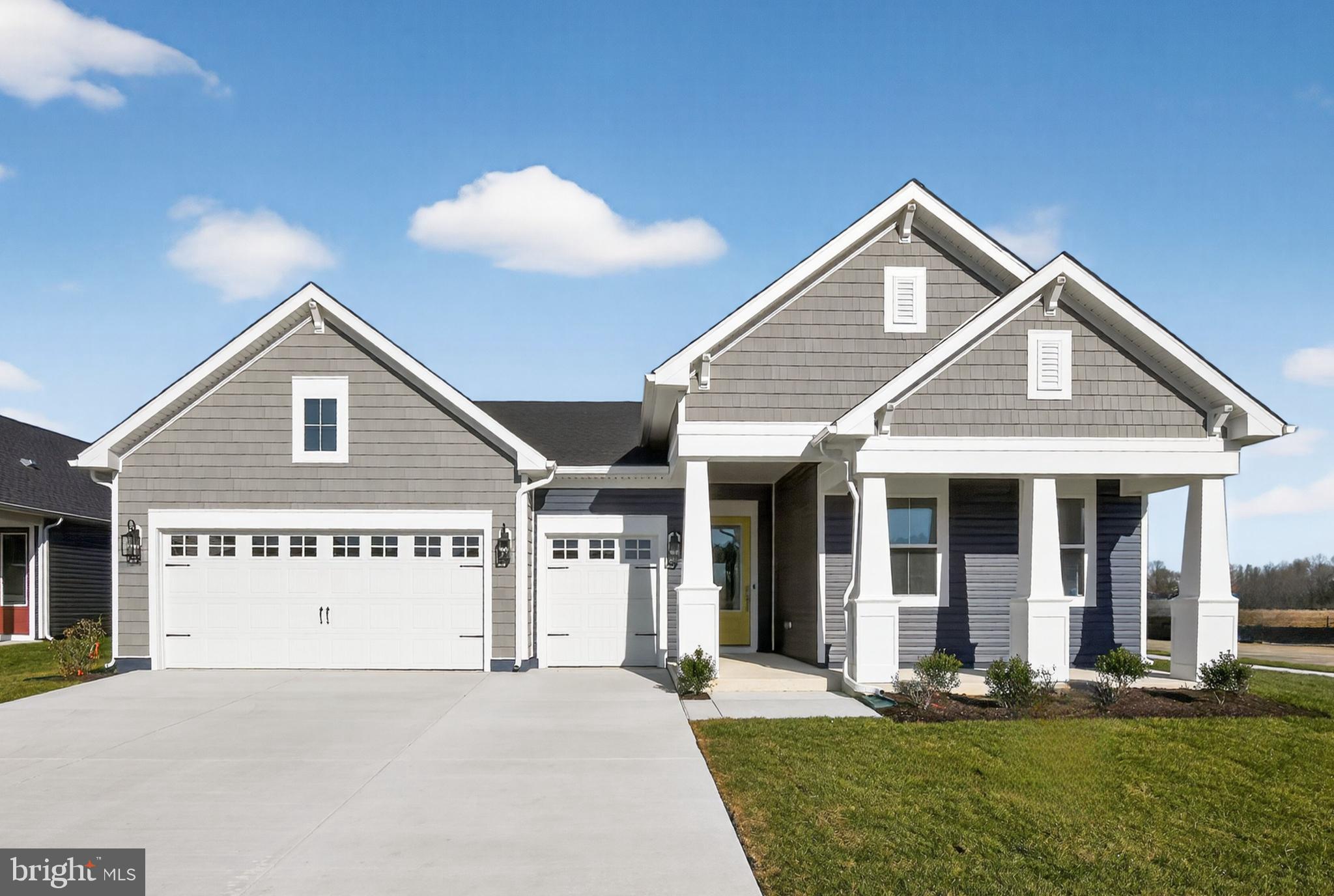 Brand New 55+ Community in Middletown, DE

The Carver offers a thoughtfully designed open floorplan with timeless, classic elements throughout, ready for a projected July 2026 settlement. This 3-bedroom, 3.5-bath home features a 2.5-car garage and a fully finished basement complete with an additional bedroom and full bathroom—perfect for guests or extended living.

Step inside to find elevated details like feature walls in both the foyer and primary bedroom, along with a cozy fireplace accented by shiplap. The heart of the home is the beautifully appointed kitchen, showcasing smart appliance upgrades, quartz countertops, and seamless flow into the main living spaces, all complemented by durable laminate flooring throughout the first floor.

The primary bath offers a spa-like retreat with a tiled shower enclosure and rain shower head, adding a touch of everyday luxury. Enjoy outdoor living year-round on the screened porch overlooking peaceful community open space.

For a full list of features for this home, please contact our sales representatives. 
Photos are for illustrative purposes only and may not represent the exact home or finishes available.