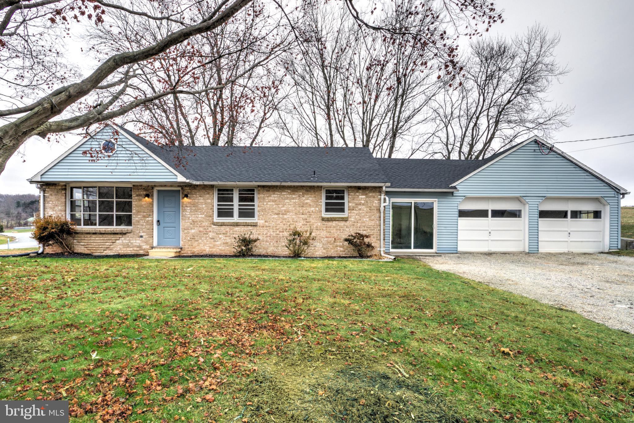 Welcome to 6428 York Road! This beautifully renovated 3-bedroom, 1-bathroom rancher offers modern updates and comfort throughout. As you step inside, you'll notice the brand-new LVP flooring and fresh carpeting. The spacious living room features a large bay window, flooding the space with natural light, and seamlessly flows into the newly designed kitchen. The kitchen boasts stylish white cabinetry, upgraded quartz countertops, a chic white tiled backsplash, and brand-new stainless steel appliances. The main level also includes three cozy bedrooms and a fully renovated bathroom, complete with a tiled tub-shower combo, a new vanity, and contemporary fixtures. From the kitchen, step into a bright breezeway with double glass doors on both sides, leading to the attached two-car garage. The unfinished basement offers plenty of storage space and lots of potential for future finishing, while the large attic provides even more room for expansion. Step outside to a spacious back yard prefect for outdoor enjoyment. Enjoy peace of mind with a new roof, HVAC system, well and septic; these updates make every home owner happy! Nestled next to serene farmland, this home offers a tranquil setting. It’s move-in ready and waiting for you to make it your own!