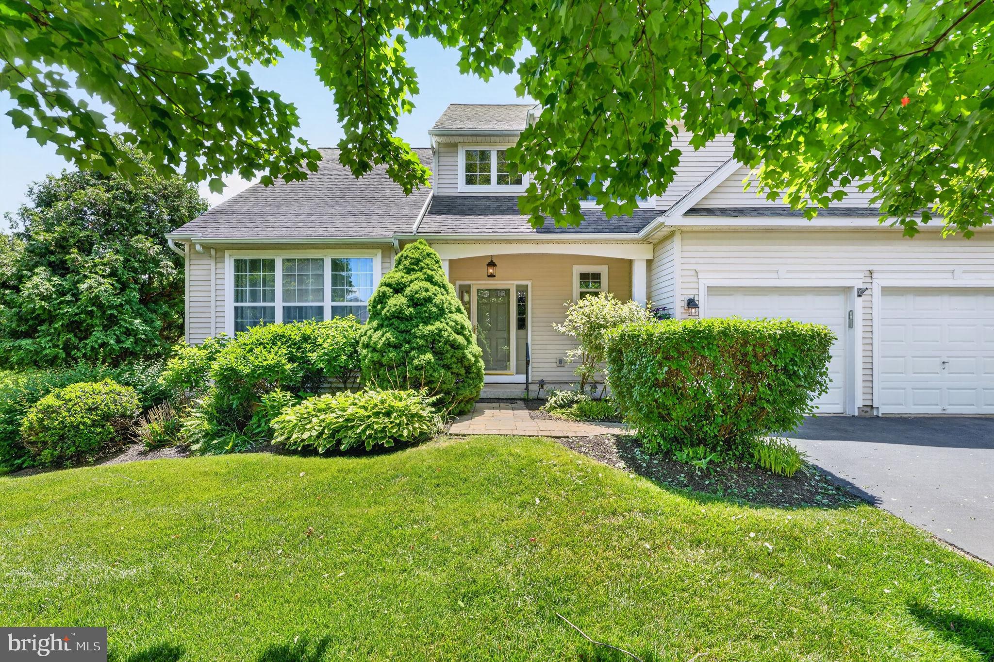 Welcome to this beautifully maintained, 3 bedroom, 2 full, and 2 half bath home in the sought-after 55+ community of Traditions at Inniscrone! This community offers more than just amenities — it provides an active and engaging lifestyle with a clubhouse, social gatherings, and numerous opportunities to meet and connect with neighbors. This spacious home offers comfortable two-story living with thoughtful upgrades throughout. The main level features a lovely master suite, beautiful Pergo flooring, enhanced ceiling lighting, and a bright, open layout perfect for everyday living and entertaining.
The kitchen includes convenient pull-out cabinetry for added functionality. Step outside to enjoy the upgraded deck with stairs leading to an expanded paver patio area — ideal for relaxing or entertaining guests. The basement is spacious and largely finished (estimated 1000 square feet), with a cozy Vermont stove that creates a warm and inviting atmosphere. There is a small unfinished portion for storage/mechanical area. 

Major updates include both a roof replacement and an HVAC system in 2019. The HVAC system is regularly serviced for peace of mind.  Residents enjoy scenic walking trails, a beautiful community clubhouse and community pool, and easy access to nearby golf at the renowned Inniscrone Golf Club. This move-in ready home combines comfort, quality updates, and a fantastic location!
