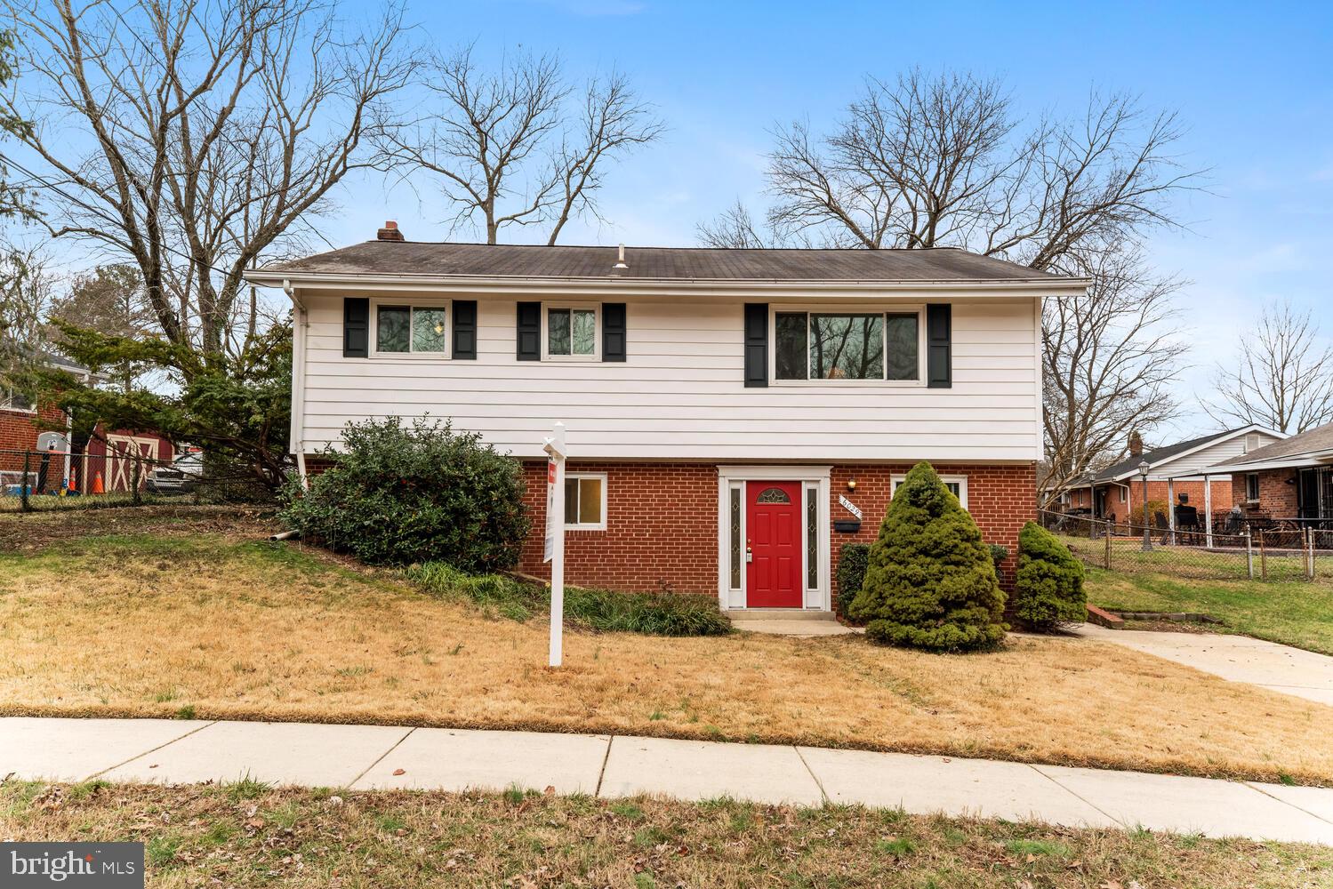 Welcome to this charming and well-maintained 2-level home that provides 4 bedrooms and 2 bathrooms spread out over 2,000 square feet. This split-foyer style home provides you with an upper-level that is perfect for entertaining.  The large living room will provide lots of laughter and entertainment while still providing a formal dining area to eat and a spacious kitchen to prepare meals.  Two spacious bedrooms and a recently remodeled bathroom round out the top level.  The lower lever features an amazing family room ready to become your recreation room or home theatre.  Two additional bedrooms, one full bathroom and laundry room and a utility room complete this level.  This home was meticulously maintained with the roof replaced in 2003, the electrical panel upgraded in 2008, new windows installed in 2008, and a new HVAC system including a high-efficiency gas furnace and electrical A/C installed in 2013.  This home is a short distance to Andrews Air Force Base, US Census Bureau Headquarters, two metro stations and easy access to Suitland Parkway and I-495.