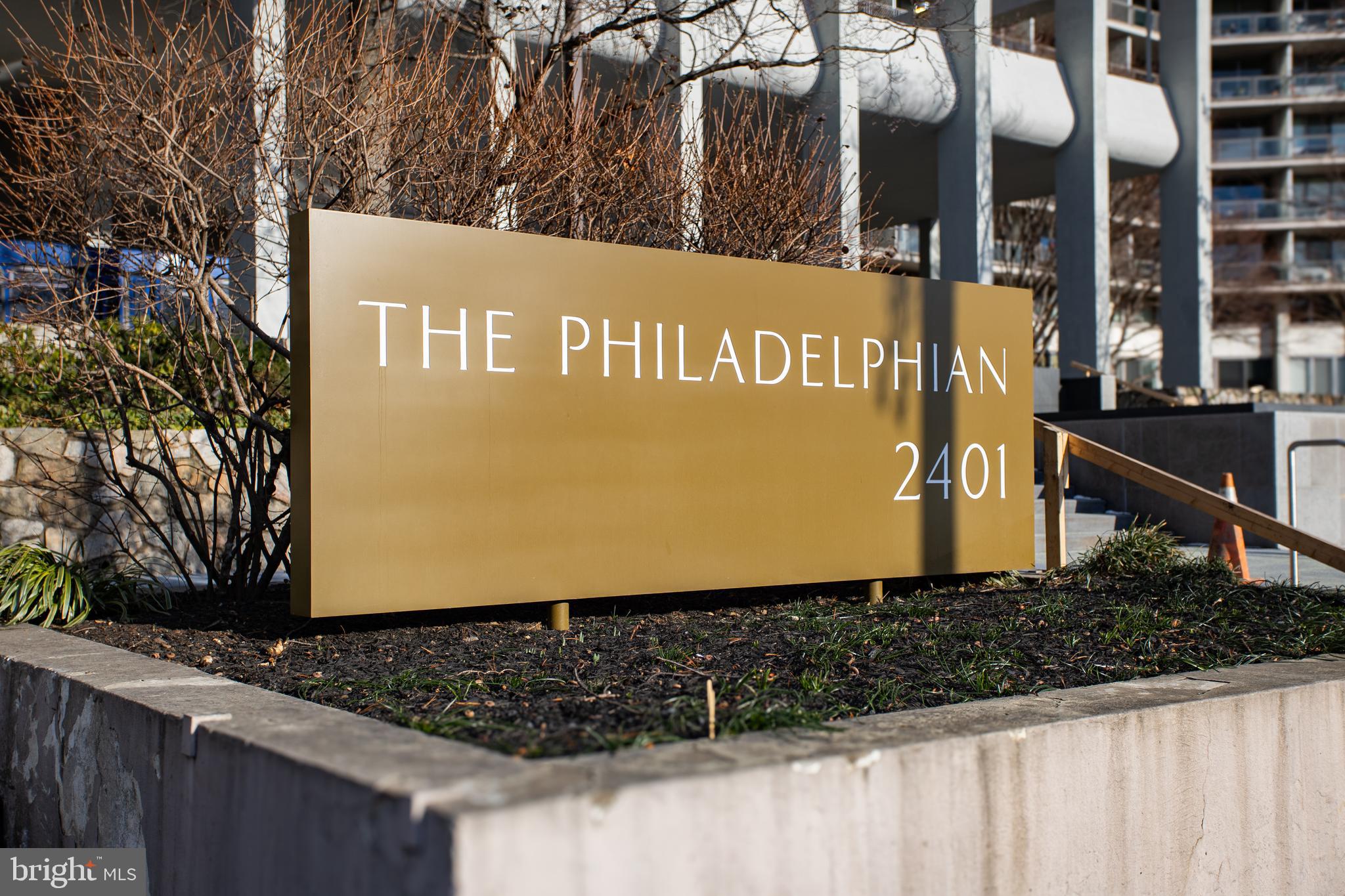 This move in ready unit has one of the most popular views in the city. Located in The Philadelphian directly across the street from the Art Museum. Watch the next Eagles Super Bowl parade from your own balcony. You can have your morning coffee looking at the area that some people only see once in a lifetime. There are wood floors throughout the living/dining room and bedroom. The bathroom was just renovated a year ago with a walk-in shower. The living/dining room area is large enough to entertain your friends. The residents enjoy an active social life including weekly movies, guest speakers, card clubs and holiday parties. The HOA fee includes all utilities, basic cable, wifi, indoor/outdoor pools, fitness center and a shuttle bus around the city 6 days a week.  The commercial area has a bank, pharmacy, beauty parlor, restaurant/bar/ grocery store and more. Need more shopping? It's an easy two block walk to Whole Foods, Target, CVS and many small shops on Fairmount Ave. This is easy living at its best. The building has a no smoking no pet (approved support animals are permitted) policy. Don't delay. Make your appointment to see this unit today.
