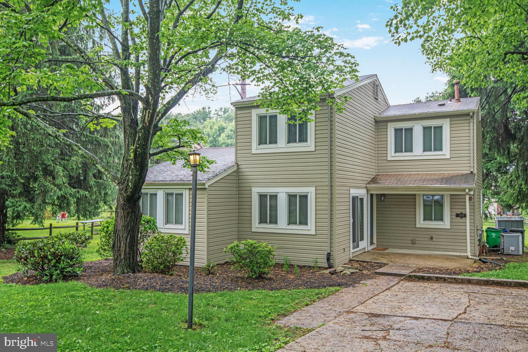 Charming single family residence with 3 bed/1.5 baths in the heart of Columbia, MD.  This property features 2 levels with LVP flooring,  including main level with large living room with high ceilings and dining area with slider to back patio perfect for summer grilling, kitchen with eating space including built in bench seating, den/office , half bath and utility room. Sliders in kitchen, dining area and main level office/den combined with large living room windows provide abundance of light.  Upper level includes 3 bedrooms including primary bedroom and one full bath.  Driveway and ample off street parking.  Recent improvements include front and rear patio in 2019, new flooring in 2019 and all new windows and sliders in 2020.
