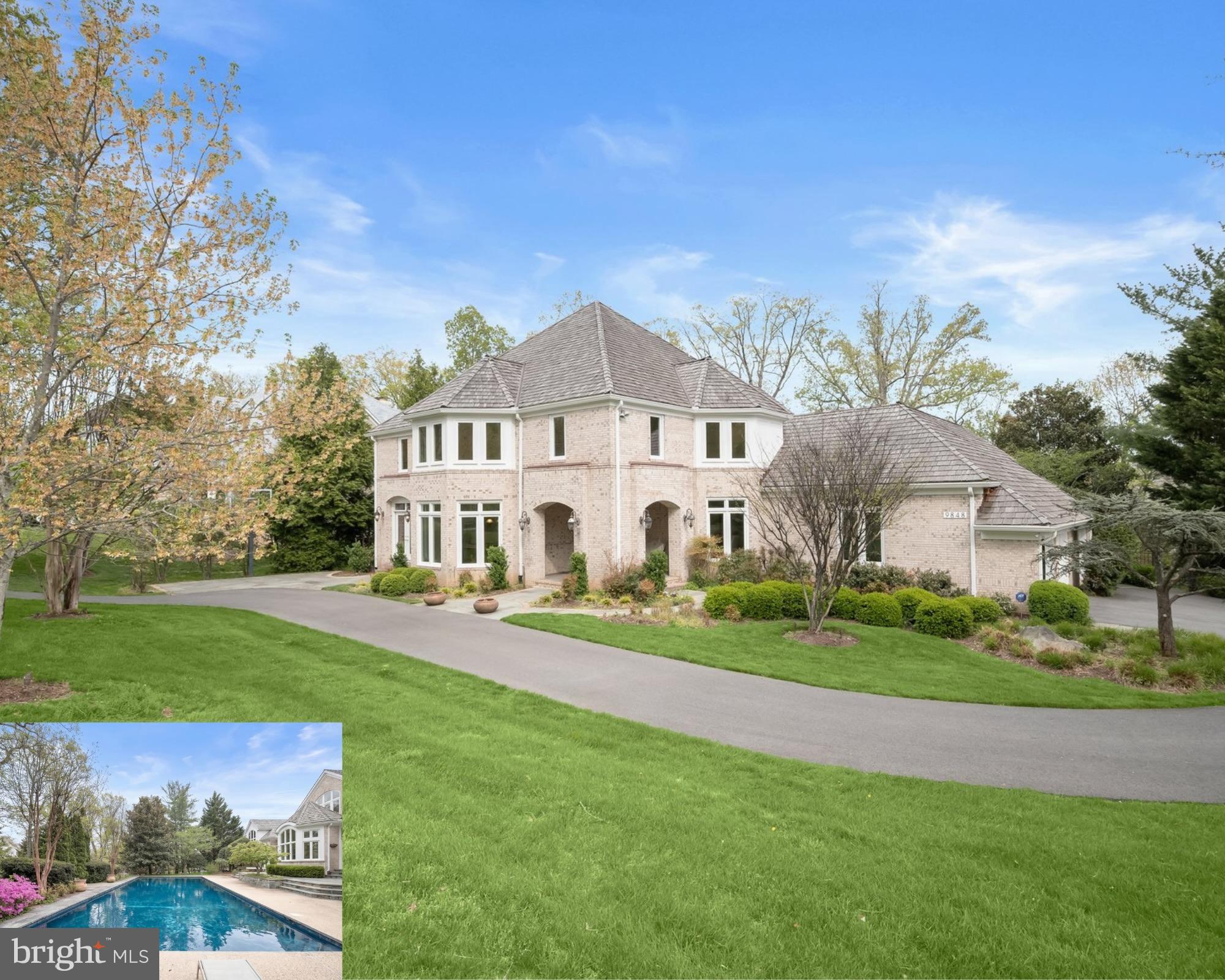 NEW PRICE! Set on a prominent corner lot along sought-after Avenel Farm Drive in Potomac, this expansive residence offers a thoughtful balance of scale, functionality, and flexibility. With a three-car garage, circular driveway, and welcoming front porch, the home makes a strong first impression while delivering everyday practicality.

Inside, sun-filled spaces and soaring ceilings create an airy, luxurious feel throughout. The elegant two-story foyer is a showstopper from the moment you enter! A spacious, sun-filled formal dining room with a butler’s pantry leads seamlessly into the expansive kitchen featuring gas cooking, a walk-in pantry, a built-in desk, and ample cabinetry. From the kitchen, enjoy views through the incredible two-story breakfast room looking out on the lush grounds and pool. The adjacent family room, wrapped in windows and detailed with coffered ceilings and built-ins, offers a comfortable gathering space with direct connection to the outdoors. A formal living room with a wood-burning fireplace and stone mantle provides a quiet retreat, while the pool table room feels like a conservatory! A main-floor office provides excellent space for a comfortable work-from-home environment. Two powder rooms, as well as a mudroom providing access to the three-car garage, complete the exceptional main level. A bonus, private loft space above the garage is accessible via its own staircase and provides ample opportunity for a home office, studio, and more!

Upstairs, stunning hardwood floors run throughout the versatile spaces. The primary suite is expansive and private, featuring a sunny sitting room, fireplace, dual walk-in closets, and a private balcony overlooking the backyard and pool. The en suite bathroom bathed in natural light includes a soaking tub, separate shower, and ample storage. Additional bedrooms are thoughtfully laid out, including a secondary bedroom with an en-suite bathroom and a separate wing with three sizable bedrooms, a shared hall bath, and generous closet space, offering versatility for a variety of living arrangements. 

The lower level with brand-new LVP floors continues to add meaningful living space, with a legal bedroom, full bath, and a fitness room with mirrored walls and gym floor. The spacious recreation room is ideal for guests of all ages with a built-in bar and fridge, a third wood-burning fireplace, and built-ins. Continue to a secondary recreation space, great for game tables or indoor sports play. A large laundry area, a bonus room ideal for a theater or sports simulator, and abundant storage complete this level. 

Outdoors, a stone patio leads to the pool and sun deck, all surrounded by beautiful, mature landscaping, fenced yard space, and room for gardening or play. The setting offers both privacy and usability, enhancing the home’s overall livability. This home features many improvements, including replacement windows and doors (2023), a newer roof (2020), new pool equipment, and new paint and other updates throughout, making it move-in ready yet leaving room for someone to make it their own! With its versatile layout, substantial square footage, and strong indoor-outdoor connection, this home presents a rare opportunity to tailor a well-built property to a range of needs in one of Potomac’s most established communities.