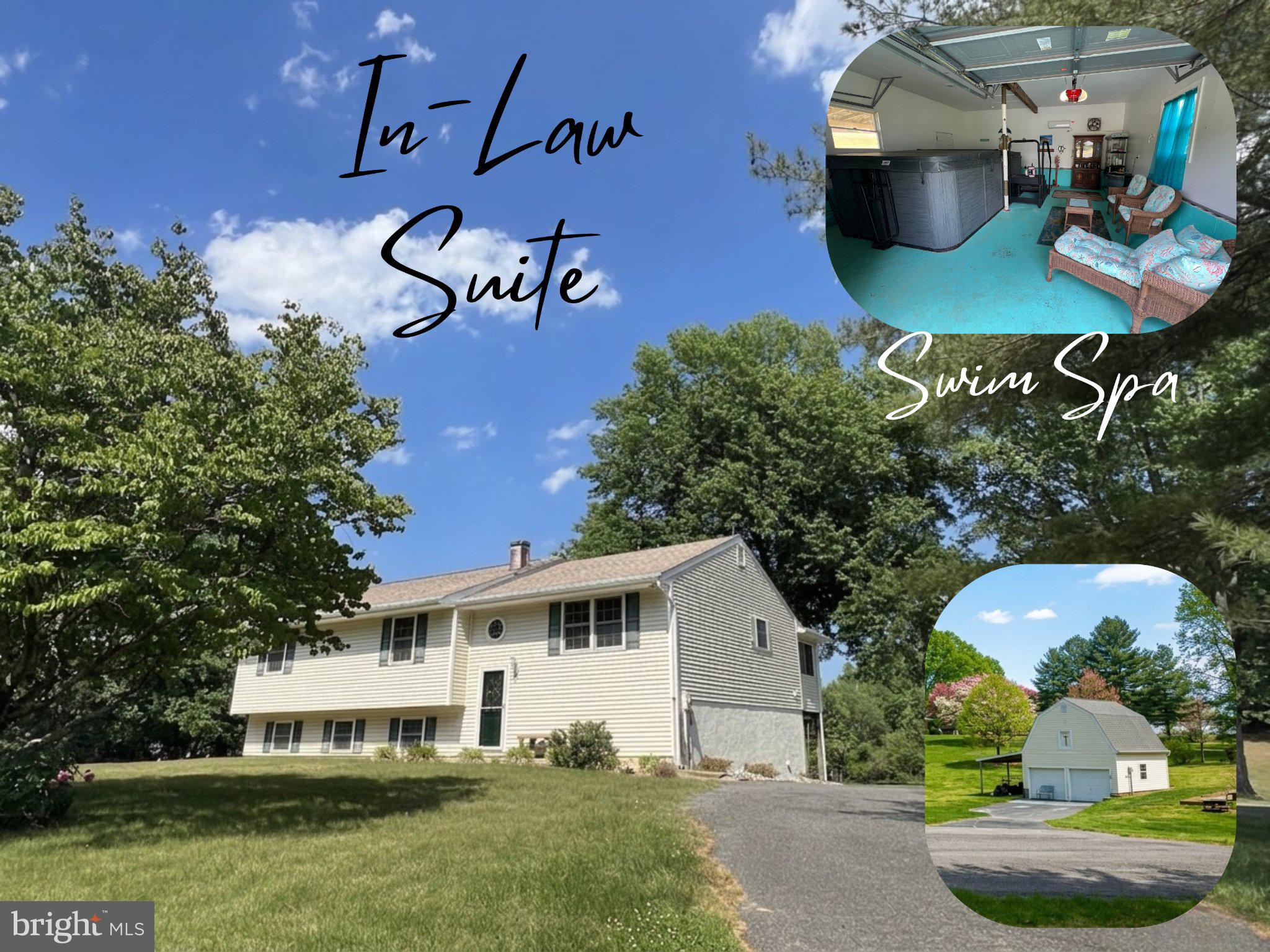 PRICE IMPROVEMENT! This stunning 4-bedroom, 3-bathroom Owings home just received a $15,000 price reduction, giving you the perfect budget to install the modern flooring of your choice! Located in an award-winning school district with an easy commute to D.C., Andrews AFB, and Annapolis, this property sits on flat, usable land with a circular driveway, low-maintenance landscaping, and a serene koi pond.
Inside, the heavy lifting is already done with beautifully updated bathrooms and a thoughtfully renovated kitchen featuring newer cabinetry, appliances, and a double oven. The kitchen flows seamlessly into a massive, sun-drenched rear sunroom. The fully finished basement boasts a complete in-law suite with its own kitchen and private entrance—ideal for multi-generational living. High-performance geothermal heating/cooling, a whole-house air filter, and a water softener ensure maximum efficiency.
The Ultimate Bonus: A detached, fully conditioned 2-car garage housing a private swim spa that stays with the home! Between the massive price drop, energy-efficient infrastructure, and unmatched amenities, this Southern Maryland gem is an incredible value.