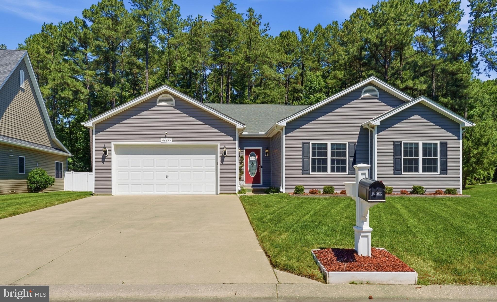 This beautifully maintained rambler is everything you have been looking for! Built in 2018, this spacious one-level home offers over 2,200 square feet of comfortable living space with an open-concept design that is perfect for both everyday living and entertaining. The heart of the home features a bright and inviting living area that flows seamlessly into the kitchen and dining space, creating the ideal gathering spot for family and friends. The thoughtfully designed floor plan offers a private owner's suite complete with a relaxing soaking tub, separate shower, and large walk in closet space.  On the other side, there is an oversized laundry room, two additional bedrooms and a full bathroom which provide plenty of room for family, guests, or a home office. 

This home is conveniently located just minutes from shopping, restaurants, schools, and Gate 2 of NAS Patuxent River. Why wait for new construction when you can have a nearly new home with modern finishes, quality craftsmanship, and a well-established neighborhood? If you've been searching for easy one-level living in a convenient location, this is one you won't want to miss!

Schedule your private showing today and discover everything this beautiful home has to offer. Professional Photos Coming Soon!