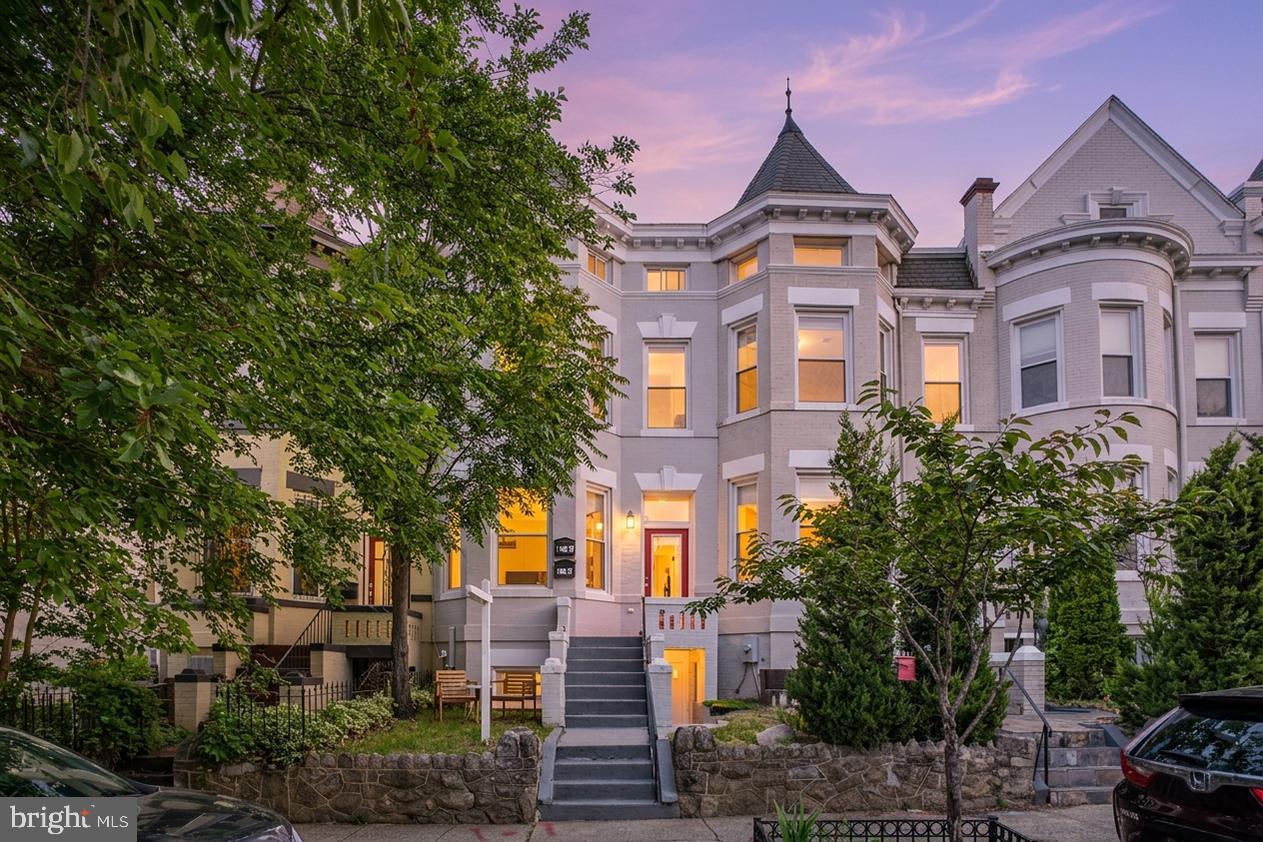 Just Listed * * * OPEN HOUSE SUNDAY, MAY 17 FROM 2-4 p.m. * * * Exceptional Bloomingdale investment opportunity offering immediate rental income, flexible living options, and long term upside in one of DC’s most desirable neighborhoods. This renovated rowhome is currently configured as two separate living spaces, each with its own private entrance and full kitchen. 

High ceilings with large windows and an open floor plan breathe life into the upper residence, which spans two levels with 3 bedrooms and 2.5 baths. Featuring an open modern layout, amazing natural light, stylish finishes, exposed brick accents, tray walls, and recessed lighting in a spacious living space, along with a private deck and parking pad. Large Master Bedroom includes a gorgeous master bathroom, walk-in closet and additional storage. The fabulous kitchen features modern smart appliances, including a refrigerator with tablet, quartz countertops, and a waterfall island.  The lower level residence offers 1 bedroom and 1 bath with a full kitchen and independent access, ideal for rental income, guests, au pair, or multigenerational living.

The property is currently tenant-occupied with strong income in place.

For future owner occupants, the layout offers rare flexibility to live in one unit and rent the other, maintain both as income-producing rentals, or later reconnect the interior staircase and enjoy the home as one expansive residence. The two units are connected internally by a staircase with a locked door, allowing for separation now while preserving the ability to combine the home in the future. Each unit has its own private entrance, enhancing both privacy and rental appeal. 

Ideally located in Bloomingdale with close proximity to Shaw, NoMa, and Eckington, as well as Howard University, popular restaurants, cafes, parks, and everyday conveniences. Approximately 0.7 miles to Shaw Howard University Metro, offering easy access throughout the city. This is a rare opportunity to secure a versatile, income-producing property in a prime DC location with strong appreciation potential.

We would love to give you a private tour!