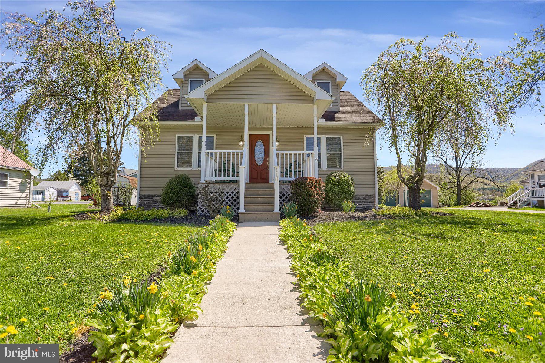 Welcome to this magnificent 3BR/3BA expanded Cape Cod on .42 acres in the heart of Blanchard, PA. Highlights include a brand-new, 6-zoned HVAC system and a stunning first-floor primary suite with vaulted ceiling, private loft, and spa-like ensuite. The main level offers another bedroom, full bath, laundry, kitchen w/breakfast area, dining room and living room. Upstairs features a third bedroom with a cedar closet, full bath, and a private sitting area that could become a fourth bedroom. A full unfinished basement also equipped with a zoned HVAC system, offers expansion potential, and a detached 2-car garage with walk-up attic provides ample storage. Enjoy sunrises or sunsets from the large deck. Just minutes from Bald Eagle State Park and a short drive to State College or Lock Haven.