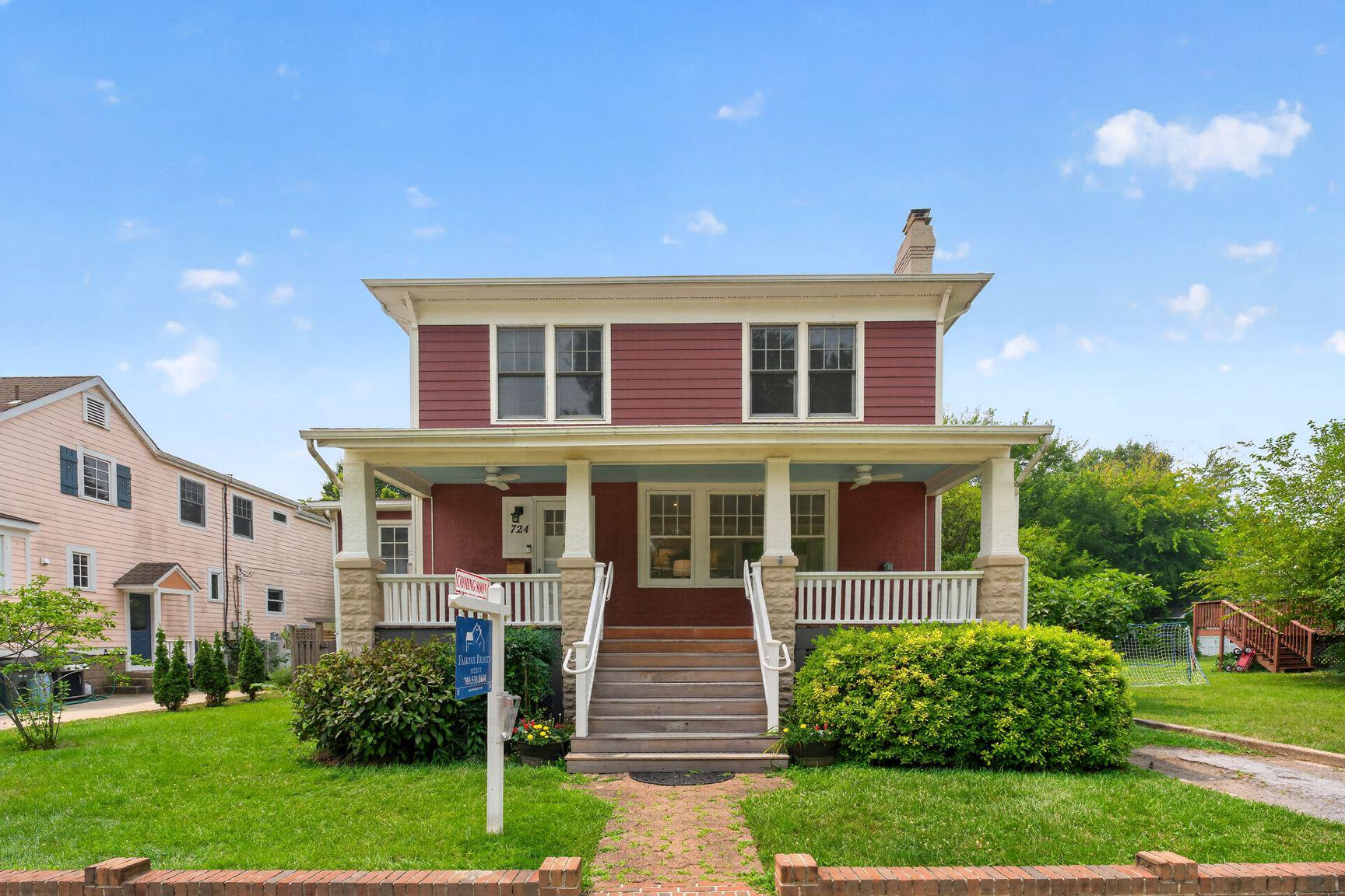 Is this the best front porch in Arlington? Welcome to this charming and thoughtfully updated home nestled in Ashton Heights, one of Arlington's most beloved neighborhoods. Blending timeless character with modern improvements, this home offers exceptional functionality today while maintaining its original warmth and character. From the moment you arrive, you'll appreciate the restored front porch—the perfect spot for a porch swing, morning coffee, or evening conversations with neighbors.  Step inside to discover beautiful hardwood floors throughout and a floor plan that lives large. The main level features a welcoming living room with new gas fireplace, a dedicated home office, a main-level bedroom with full bath - ideal for guests, multigenerational living, or flexible work-from-home needs.
The heart of the home is the beautifully appointed kitchen featuring locally sourced Virginia soapstone countertops, touch-activated faucets, a generous dining area, and an open flow into the warm and inviting family room with custom cabinetry, creating an ideal space for everyday living and entertaining.
Upstairs, you'll find a huge primary suite with separate tub and shower, ample closets, and a spacious primary bathroom. Two additional comfortable bedrooms, along with the convenience of an upstairs washer and dryer, make daily routines effortless. Downstairs, you will find a large basement for all your storage and workshop needs. 
Outside, the fully fenced backyard and flagstone patio offer endless possibilities, with plenty of room for pets, play, gardening, outdoor dining, and gatherings with family and friends. A new roof (2026), fresh exterior improvements, and off-street parking add both convenience and peace of mind. The detached shed also offers exciting potential as a garage, workshop, studio, or future income-producing opportunity (buyer to verify). 
The extensive list of recent improvements means the hard work has already been done, including the new roof, a complete interior repaint, renovated front porch and safety railings, recessed lighting, upgraded electrical panel, renovated first- and second-floor bathrooms, and newly insulated crawlspace. 
Beyond the property itself, the location is exceptional. Tucked into a friendly, walkable neighborhood, you'll enjoy being just one street away from the beloved Jackson Street Halloween festivities while remaining only a five-minute walk to Clarendon Metro, acclaimed restaurants, coffee shops, grocery stores, parks, and all of the world-class amenities that make Clarendon one of Northern Virginia's most sought-after communities.

This is a rare opportunity to own a move-in-ready home filled with character, thoughtful updates, exceptional outdoor space, and exciting long-term potential, all in an unbeatable Arlington location.