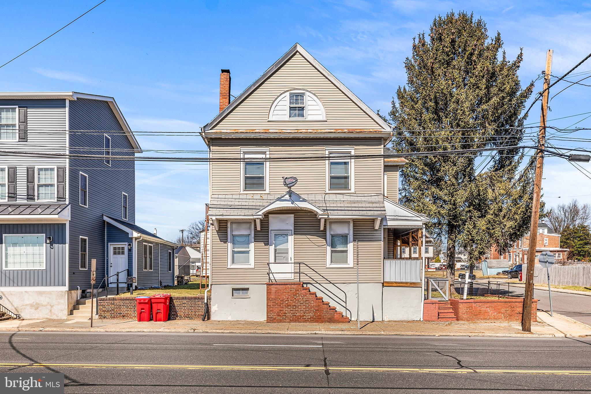 Welcome to 1001 W High St, a fully renovated duplex with a detached four-car garage—an excellent income-producing opportunity located in the highly desirable Pottsgrove School District. Offering a total of 1,874 square feet, this well-maintained property features two spacious units, each thoughtfully designed with a comfortable living room, kitchen, two spacious bedrooms, and a full bathroom.The basement provides convenient laundry access along with additional storage space, and each unit is equipped with its own dedicated gas heaters and their own hot water heaters for separate utilities. The second-floor unit also benefits from access to a large third-floor attic, providing ample additional storage. Recent renovations enhance the property's value and efficiency, including a new roof installed in 2023 and new upstairs windows added in 2024. The detached garage includes four garage bays (2 single bays, 1-2 car bay), offering additional rental income potential. The property previously generated $3,850 per month in total rental income, including garage rentals, and is currently being offered vacant to allow flexibility for investors or owner-occupants. Whether you're looking to expand your investment portfolio or live in one unit while offsetting your mortgage with rental income, this property presents a fantastic opportunity. Schedule your private showing today.