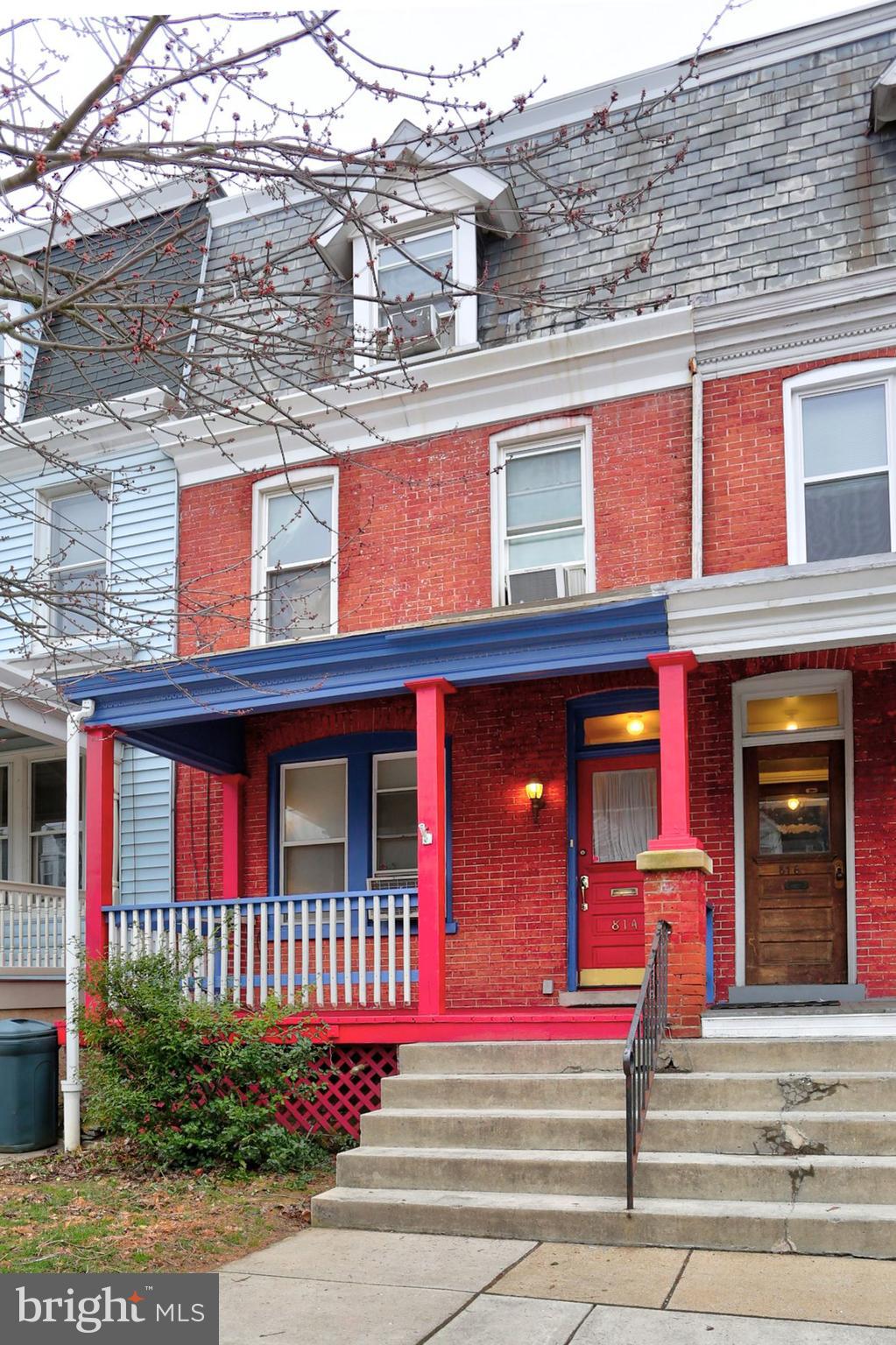 Located in a great neighborhood, home features hardwood flooring on the first floor, second floor laundry room with balcony, and spacious bedrooms. Enjoy the aesthetics  of the Spanish stone inlay in entrance hallway, and decorative heating vent covers. Rear of property offers covered patio,  fenced in back yard, and private gravel covered off-street parking spot behind home.