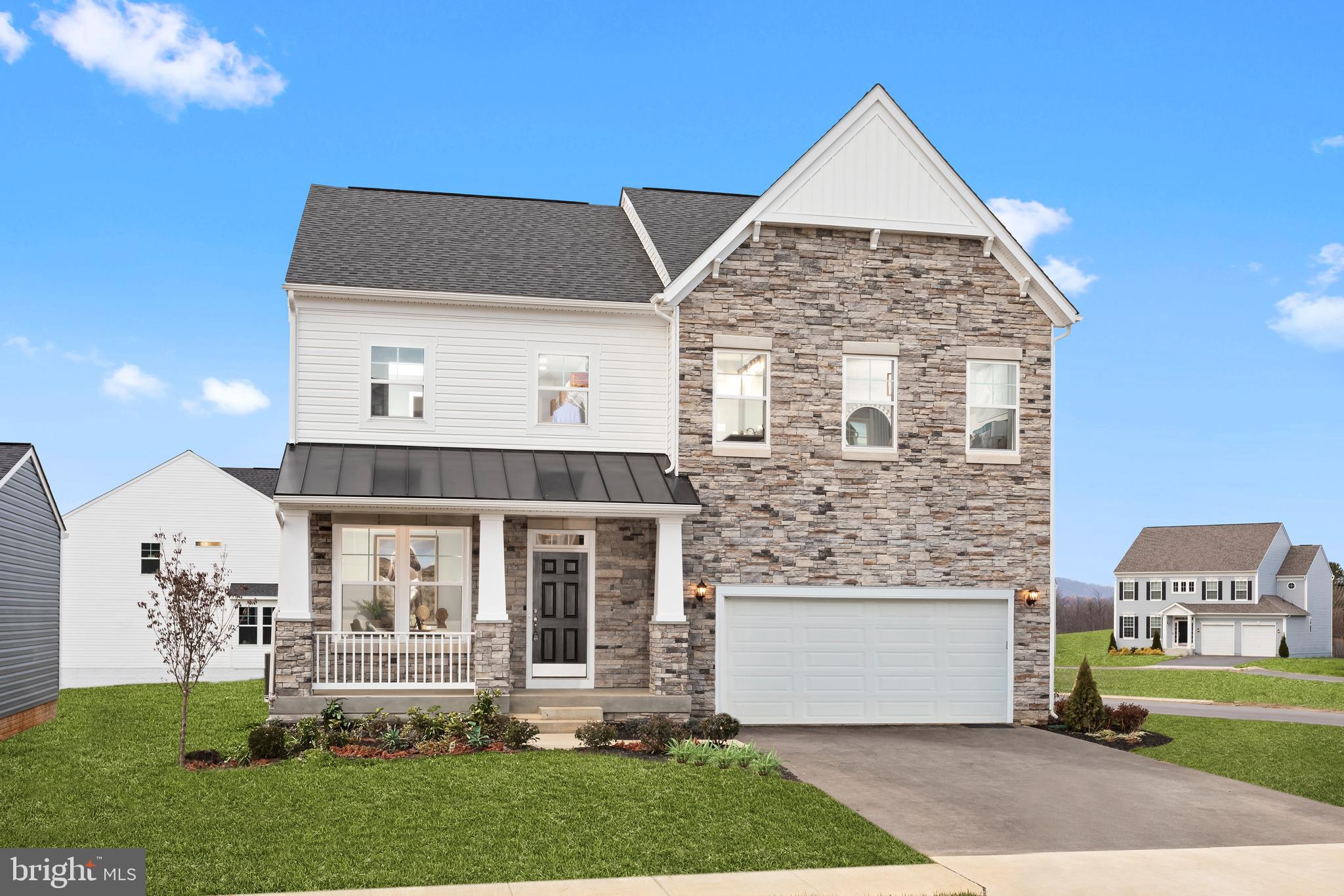 The only community within historic Charles Town with resort style amenities!
**UP TO $15,000 CLOSING COST ASSISTANCE AVAILABLE ON SELECT HOMES, FOR PRIMARY RESIDENCE WITH USE OF APPROVED LENDER AND TITLE!**
ATTACHED 2 CAR GARAGE INCLUDED!!! Live the Huntfield lifestyle in Charles Town's largest planned community ideally situated along the rolling hills of the Blue Ridge Mountains! Welcome to the Bridgeport II, a place where style meets functionality! Crossing the threshold, you'll find an open concept layout that includes a bright gathering room with an optional fireplace, a spacious kitchen with a large island and walk-in pantry, a mudroom, a powder room, and a flex room or main level bedroom. Moving upstairs, you'll discover a private primary suite that comes with a sizable walk-in closet and luxurious bathroom featuring a dual sink vanity, a large tub, and a walk-in shower. Beyond the primary suite, you will find additional bedrooms, a hall bathroom, and a laundry room on the second level. Need additional storage space? Consider a finished basement or recreation room; the options are endless with this flexible and versatile floor plan! *Photos may not be of actual home. Photos may be of similar home/floorplan if home is under construction or if this is a base price listing.