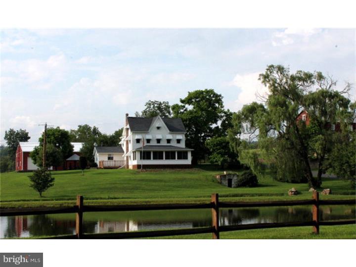 Enjoy the picturesque views of this 34 acre farm nestled in Schuylkill County. Enclosed porch overlooks stocked pond w/two streams. Excellent for hunting or just for the nature enthusiast. Outbuildings include custom 50x160 workshop, 4-car garage, and 1 car garage. 3 phase electric capable in workshop. Very well maintained with updated electric, heating and more in home. An additional 30 acres (17 of which are tillable) and Bank Barn can be purchased for a total of $689,900 (35-07-0034.000) Sale will be subject to subdivision approval by Township. Just miles away from I-78 for easy commutes.