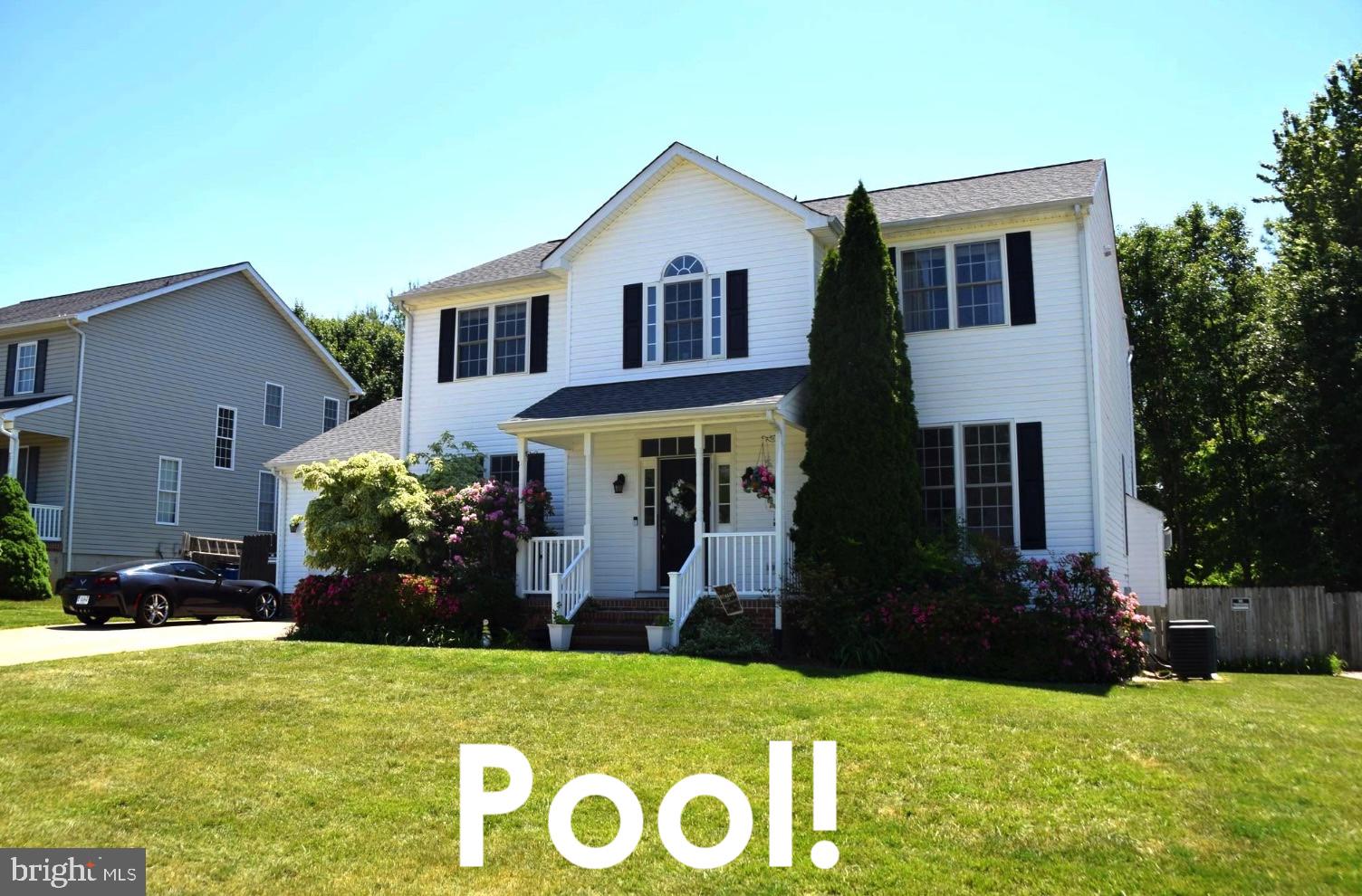 Nestled in the serene enclave of Ashleigh Park, this exquisite Colonial-style residence offers a harmonious blend of luxury and comfort, perfect for those seeking an elevated lifestyle. Built in 2003, this meticulously maintained home spans an impressive 3,444 square feet, showcasing a thoughtful design that caters to both relaxation and entertainment. Step inside to discover an inviting open floor plan that seamlessly connects the living spaces, adorned with rich wood floors that exude warmth and sophistication. The heart of the home is the spacious kitchen, featuring ample table space, ideal for casual dining or morning coffee. Equipped with high-end appliances, including a sleek refrigerator, dishwasher, and microwave, this culinary haven is perfect for both the aspiring chef and the everyday cook. The main level also boasts a cozy fireplace, complete with a charming mantel, creating a focal point for gatherings during cooler evenings. Large windows throughout the home allow natural light to flood in, enhancing the inviting atmosphere and offering picturesque views of the lush landscaping that surrounds the property. With five generously sized bedrooms, including a luxurious primary suite, this home provides ample space for relaxation and privacy. The primary bath is a true retreat, featuring modern fixtures and finishes that elevate your daily routine. Each additional bedroom is thoughtfully designed, ensuring comfort and tranquility for all. Venture outside to your personal oasis, where a beautifully landscaped yard backs to serene trees, providing a peaceful backdrop for outdoor activities. The expansive deck is perfect for al fresco dining or simply unwinding with a good book, while the private pool invites you to enjoy refreshing swims on warm summer days. Additional features include a fully finished basement with a rear entrance, offering versatile space for a home gym, entertainment area, or guest suite. The attached garage, complete with a garage door opener, adds convenience to your daily routine. This exceptional property not only offers luxurious living spaces but also a lifestyle of comfort and elegance, making it the perfect place to call home. Experience the best of Ashleigh Park, where every detail has been thoughtfully curated for your enjoyment.