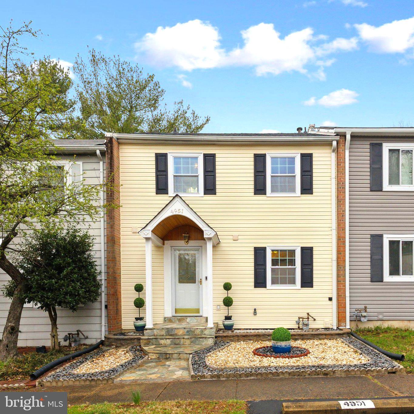 Welcome to 4951 Tibbitt Ln! This beautifully updated 3-bedroom, 2-bathroom townhome is completely move-in ready with modern touches throughout. The kitchen boasts stainless steel appliances, elegant wood cabinetry, a striking mosaic backsplash, and granite countertops — perfect for cooking and entertaining.

Upstairs, the spacious primary bedroom features its own updated en-suite with a sleek, modern vanity and granite counters. Two additional guest bedrooms provide ample space and storage to suit your needs. The lower level offers versatility with three separate rooms — ideal for extra bedrooms, a home office, or flex space to match your lifestyle.

Step outside to your private backyard oasis, complete with a fully updated concrete patio — perfect for relaxing or hosting gatherings. Conveniently located near Braddock Rd, I-495, shopping, grocery stores, dining, parks, and more!

Parking Details: Includes two assigned spaces (#4951) and one guest parking pass.

See our attached Property Highlights Sheet for an extensive list of updates.