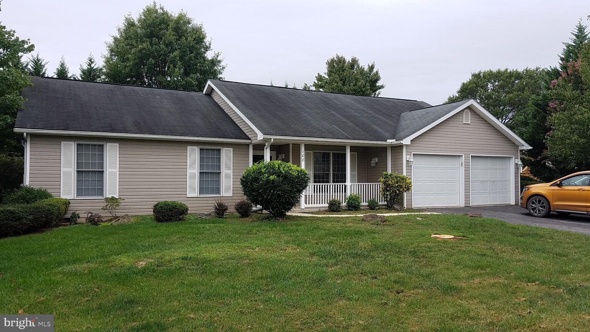 Large home, plenty of room, glorious back yard with deck and patio's  surrounded by pine trees .   Large 2 car garage and Fireplace in Dining Room. Hardwood floors.   Close to 1-81 and lots of shopping in the area.  End of cul-de-sac living.  No Pets, No Smoking property.