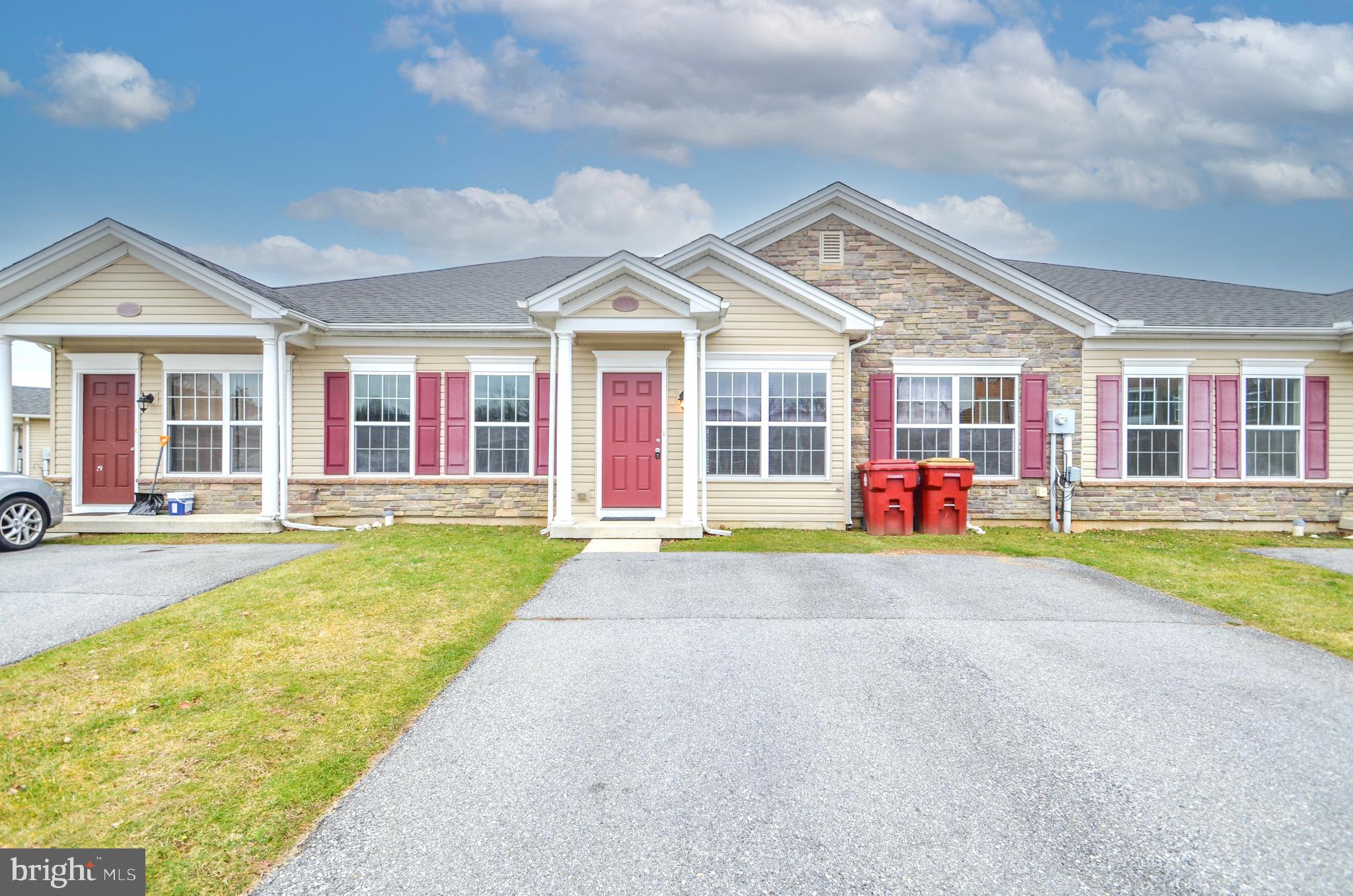 multiple offers received, H&B due by Monday 2/12. @5 pm. Welcome home to this low maintenance, one floor living in the beautiful Towne Centre of Forks Township! This 2 Bedroom 1 bath Ranch townhome features an open concept living room and dining area filled with natural light. The large galley style kitchen boasts granite countertops, ample cabinets and sliders that lead to a rear patio and storage shed. Additionally, there are 2 large bedrooms with roomy closets, a full bathroom, and a convenient laundry area. Other amenities include energy-efficient gas heat, gas cooking, central air, off-street parking, outdoor storage, patio and prime commuting location! Close to all major highways, shopping, and health care facilities. Call today!