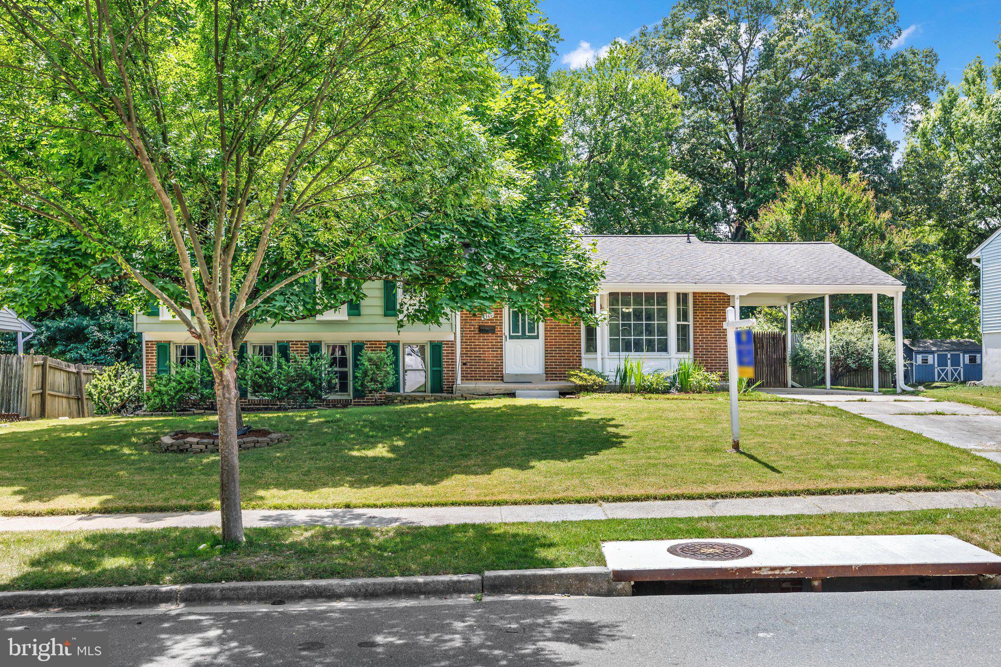 Welcome to 4301 Taunton Drive, a spacious 4-bedroom, 2.5-bath split-level home offering much more living space than you'd think at first glance. Freshly painted throughout, the thoughtfully designed floor plan features a bright living room, dining area, kitchen with breakfast nook, and then upstairs is the private primary suite with 2 closets, 1 being a large walk-in closet and en-suite bath. There are 2 additional spacious bedrooms on this level, along with the full hall bath, and hardwood floors on both these levels.  The lower level opens to a very large recreation room with wood burning fireplace, and an additional bedroom, both newly carpeted, and a half bath, all providing flexible space for guests, hobbies, a home office, or multigenerational living.

This home was built for making memories. For many years, family and friends gathered around the backyard pool, creating a favorite summertime destination for children and neighborhood gatherings. While the in-ground pool conveys strictly as-is and has not been opened in several years, it offers the opportunity for a future owner to restore what was once the centerpiece of outdoor entertaining. Enjoy additional outdoor living space with a deck, patio, and small enclosed sunroom opening to the private backyard. A new HVAC system installed in 2026 provides added peace of mind. Additional features include a carport, large basement storage area, and it's all situated at the end of a quiet street, in a convenient location near major commuter routes, shopping, dining, and parks. No HOA!  Bring your vision and make this well-loved home your own!

2006 kitchen tile floor; 2010 replaced all copper piping; 2010, 2011, 2019 windows; 2016 new roof and gutters; 2026 new HVAC system, fresh paint throughout!