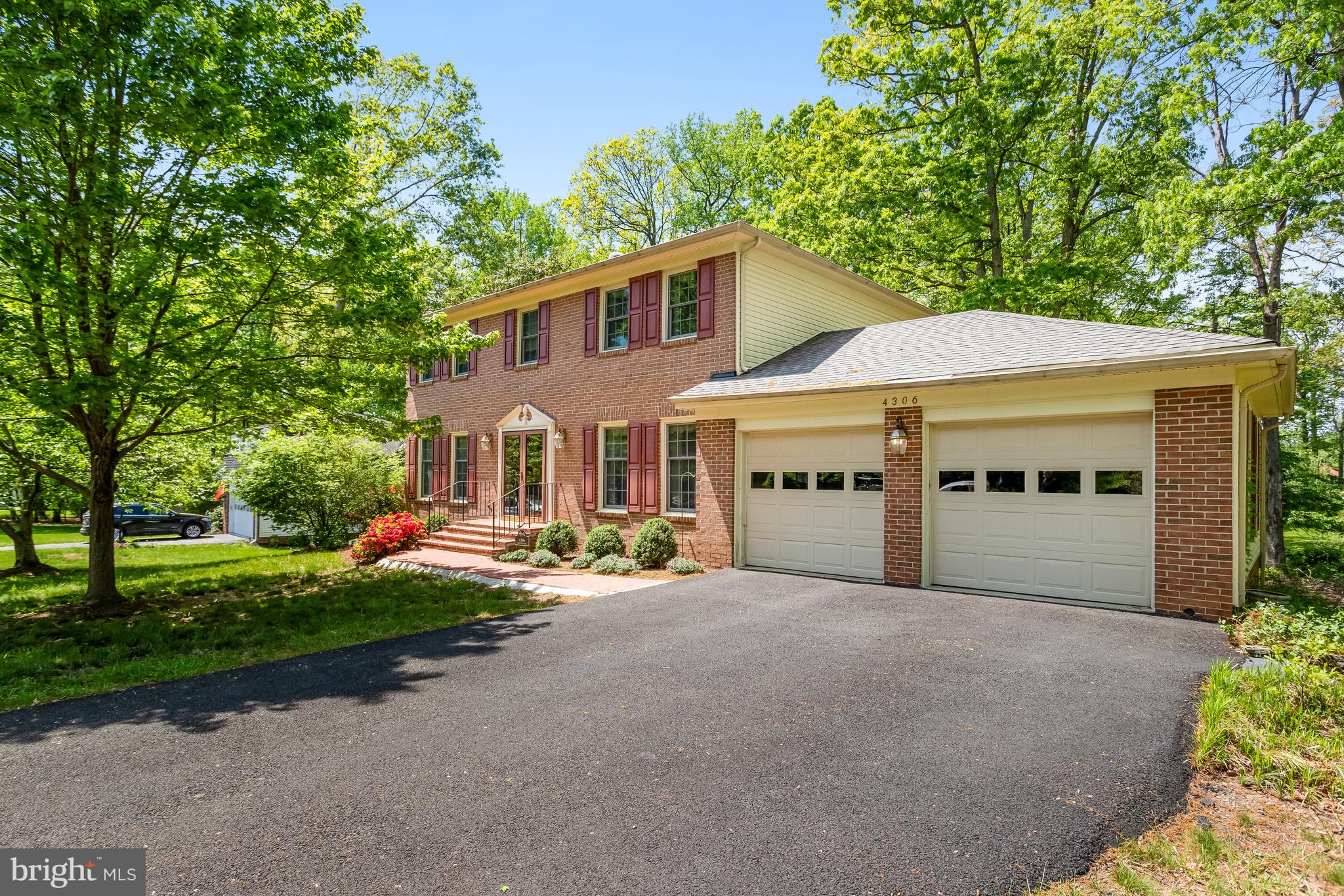 Nestled on a quiet cul-de-sac in the highly sought-after Oakwood Estates, this 3-level brick-front colonial set on just under half an acre to spread-out with family and friends. Step inside to discover an inviting main level, featuring a spacious living area complete with a cozy fireplace – perfect for gathering on cool evenings. The heart of the home opens to a 15x15 sun room that floods the space with natural light, seamlessly connecting to a large rear deck – ideal for outdoor dining and summer BBQs. With 4 generously sized bedrooms and 3.5 baths, there’s room for everyone. The primary suite offers a serene retreat, while the additional bedrooms provide versatility for guests or home office space. The lower-level walk-out has a fully finished space with its own fireplace, bar, full bath, and endless potential as a family room, game area, or guest suite. Practicality meets style with a spacious 2-car garage and ample driveway parking. Whether entertaining or relaxing, you’ll appreciate the thoughtful flow of this home. Located in a friendly community known for its convenience and charm, this home puts you minutes from top schools, shopping, and local parks. Don’t miss your chance to make this Oakwood Estates gem your own.  NO HOA. Brand new main water line installed.