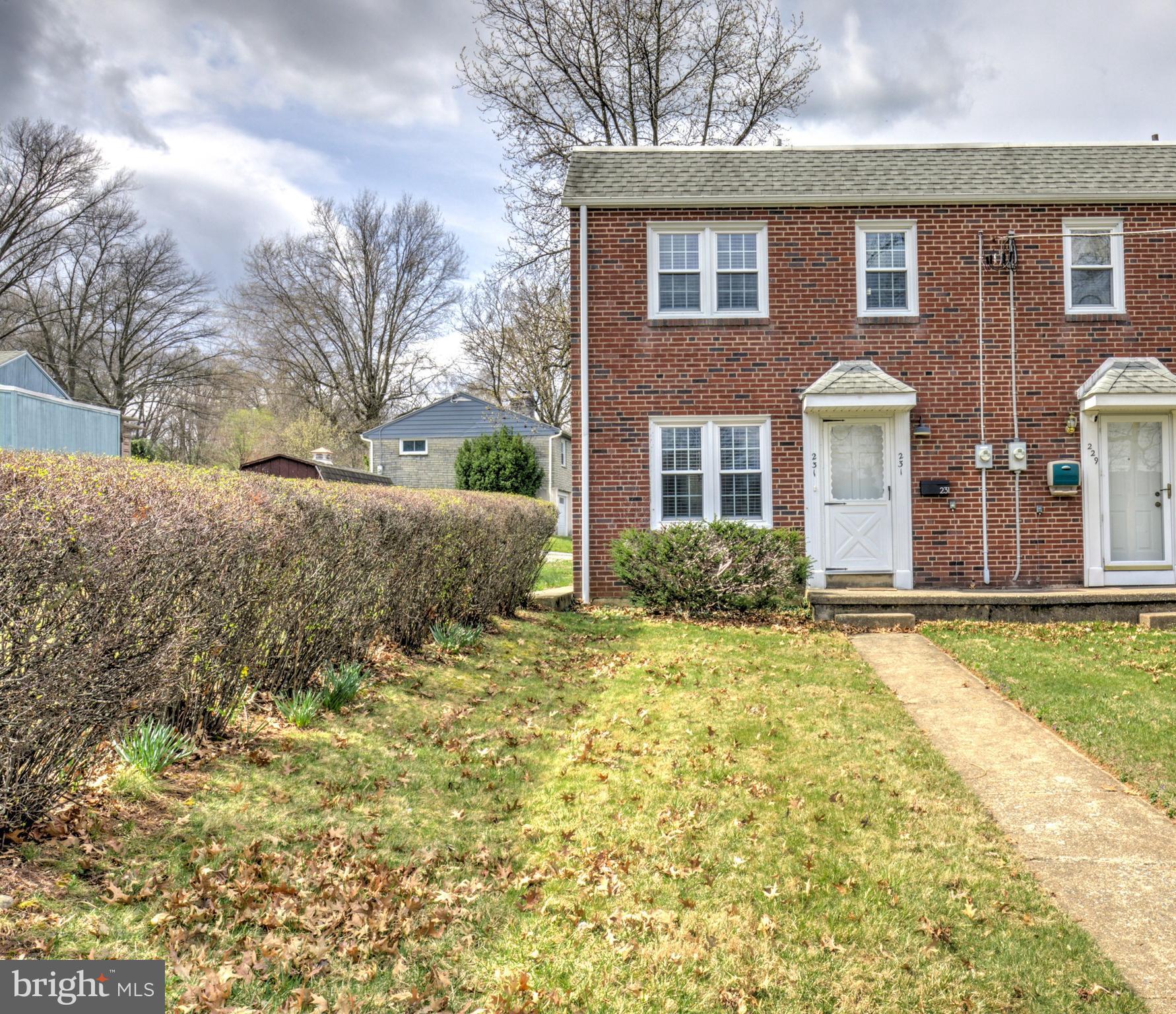 Welcome to this charming 2-story brick end-unit townhome located in Ephrata Borough. As you step inside, you will be greeted by beautiful hardwood floors in the living room and a modern updated kitchen. Upstairs offers a full bathroom plus 3 bedrooms, all with hardwood flooring. A standout feature of this home is the oversized side yard, note this property offers two separate parcels - great for outdoor entertaining. Alley access in the rear of the home provides off-street parking. Convenient location with easy access to shopping, dining, and major routes. Don' miss this opportunity to make this home yours!