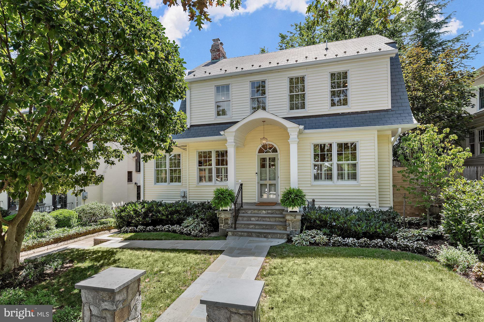 New Listing! Showing by Appointment...OUTSTANDING OFFERING IN COVETED OBSERVATORY CIRCLE--A SPECIAL ENCLAVE ADJACENT TO THE VICE PRESIDENT'S RESIDENCE AND A RENOVATED (GUY MASON) PARK! JUST BLOCKS TO SHOPS AND RESTAURANTS, THIS CHARMING CIRCA 1925 DUTCH COLONIAL IS AWASH IN NATURAL LIGHT WITH APPROXIMATELY 3900 TOTAL SQUARE FEET AND IS SITED ON A LARGE LEVEL LOT (7,916 SQFT) FEATURING 5 BEDROOMS, 4.5 FULLY UPDATED BATHROOMS, 40' HEATED POOL, CHEF'S KITCHEN OPEN TO BREAKFAST ROOM AND LARGE TREE-TOP DECK, MAIN LEVEL FAMILY ROOM, HOME OFFICE, LARGE RECREATION ROOM,  CHEERFUL LAUNDRY ROOM, STORAGE ROOM, ONE CAR GARAGE/STORAGE ALL IN WALK-OUT LOWER LEVEL. EASY ACCESS TO DOWNTOWN AND THREE MAJOR AIRPORTS MAKE THIS AN EXCELLENT CHOICE FOR THE MOST DISCERNING BUYER.