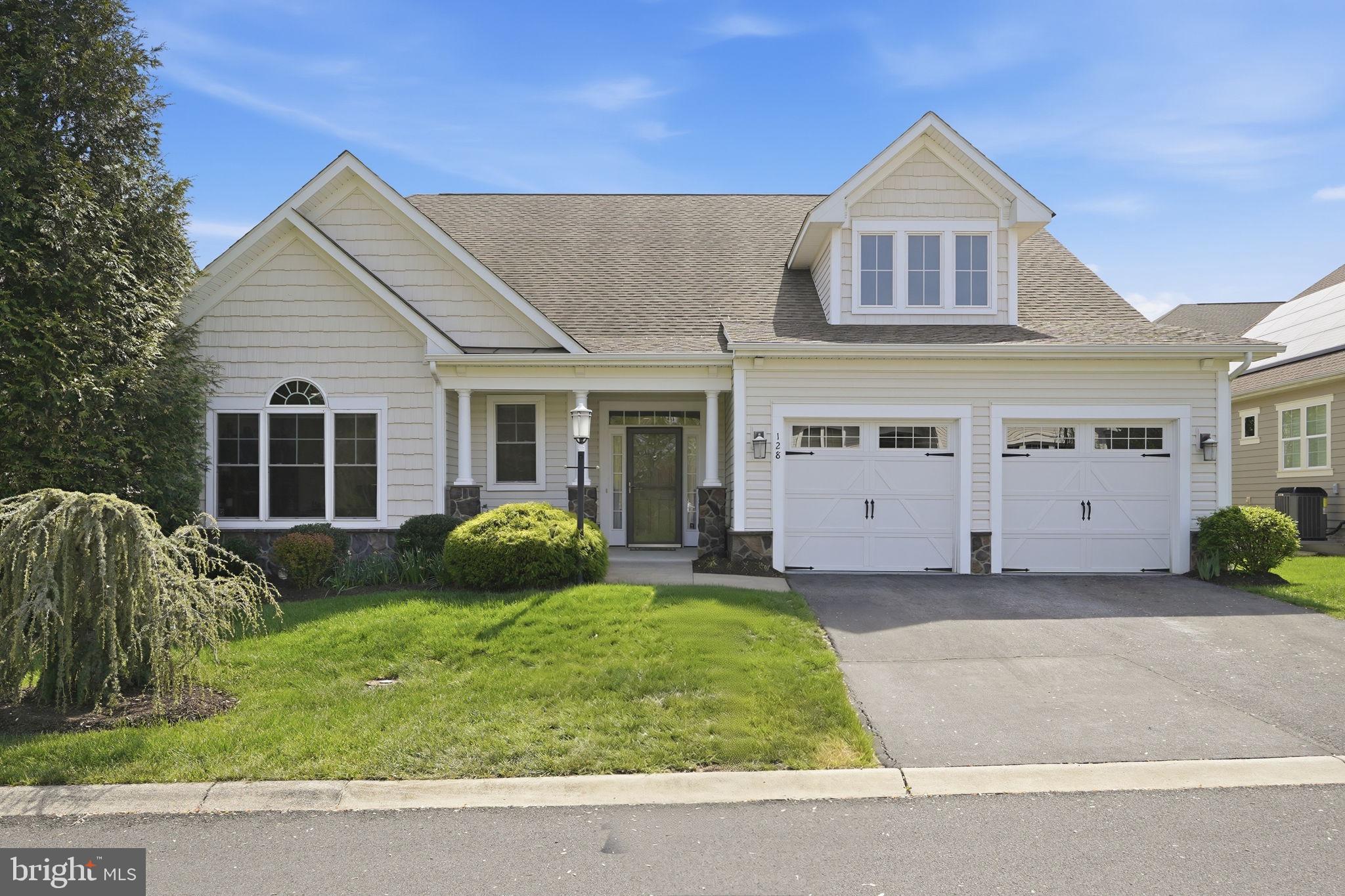 Enjoy the ease and comfort of main-level living in the Trilogy at Lake Frederick 55+ community with this beautifully maintained residence, thoughtfully designed with 2 spacious bedrooms plus a possible 3rd as a den or office, 3.5 bathrooms, and a finished lower level. This home showcases generous room sizes, quality finishes, and a layout that supports both everyday living and effortless entertaining.
<br><br>
The heart of the home is the expansive kitchen, featuring abundant wood cabinetry, granite countertops, stainless steel appliances, and ample prep space—ideal for everything from casual meals to hosting gatherings. Just off the kitchen, a charming screened porch invites you to relax and unwind while enjoying peaceful views of the surrounding neighborhood. Step outside to a private paver patio framed by mature trees, creating a serene and inviting outdoor retreat, perfect for quiet mornings or evening gatherings.

<br><br>
Inside, the front room offers exceptional flexibility as an oversized home office or sitting room, complete with calming views of undeveloped land towards the lake. A conveniently located coat closet near the entry enhances everyday functionality.  Beautiful hardwood floors throughout the main living areas connect the dedicated dining room, guest suite, and sun-filled living room overlooking the private back yard. The oversized primary suite offers a large bedroom, dual vanities and step-in shower, and walk-in closet.
<br><br>
The lower level adds incredible versatility to the home, featuring a dedicated craft or knitting studio with finished flooring already in place, along with an impressive 1,200 square feet of storage space—ideal for hobbies, organization, or future customization. There is even rough-in plumbing for a future wet bar expansion.
<br><br>
This well-cared-for home blends comfort, space, and thoughtful design, offering a welcoming environment ready to suit a variety of lifestyles. 
<br><br>
As a resident of Trilogy at Lake Frederick, you'll enjoy a wealth of incredible amenities designed to enhance your lifestyle. Dive into relaxation with both indoor and outdoor pools, stay active in the state-of-the-art fitness center, and unwind at the well-equipped community clubhouse. Savor gourmet meals at the farm-to-table restaurant and socialize in the exclusive members-only lounge. For the sports enthusiasts, tennis and pickleball courts, as well as a dog park, offer ample opportunities for recreation, while extensive lake trails beckon for serene strolls and outdoor adventures. Join a vibrant community of welcoming neighbors and future friends. Experience the pinnacle of resort living at Trilogy at Lake Frederick—where your dream home and ideal lifestyle come together seamlessly.