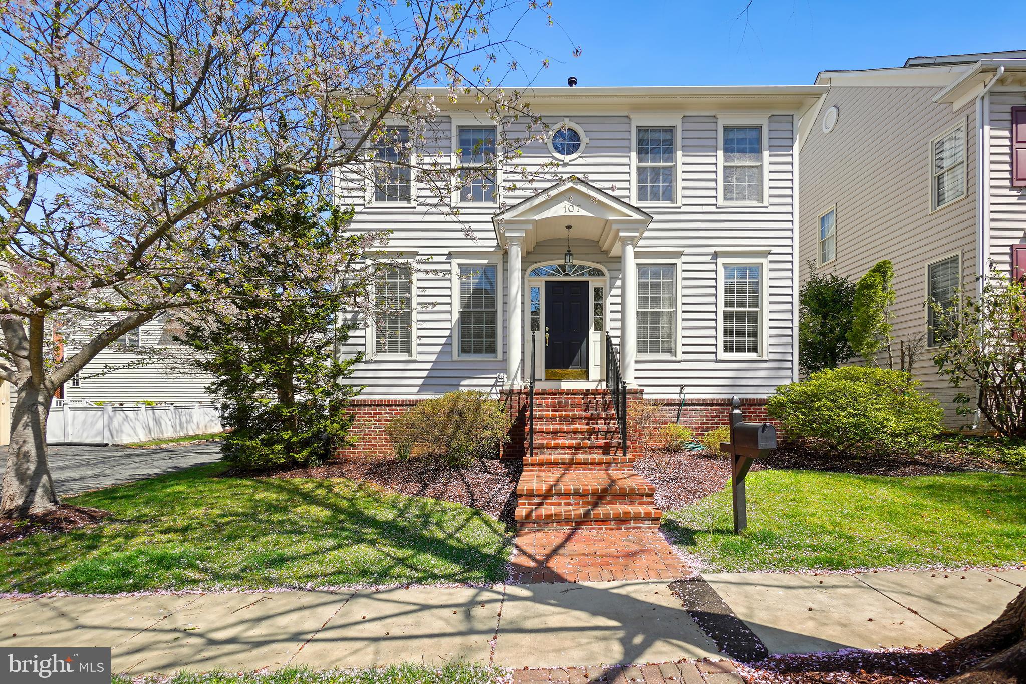 Welcome to 107 Dunloggin Drive, a freshly painted colonial with 4 Bedrooms and 2.5 Bathrooms located in the heart of King Farm. Enter on the main level and notice the amount of natural light.  This level includes a formal living room, formal dining room, an eat-in kitchen, a family room, and a laundry room with access to the 2 car garage. The family room has doors to access the back patio. As you make your way to the second level enter the owner's suite which includes a large walk-in closet as well as an en-suite spa inspired bath. This level includes 3 additional bedrooms and a hall bath. The basement is unfinished and ready to become the space of your dreams. Located in the coveted Watkins Pond section of  King Farm community, enjoy access to shops and restaurants minutes from your door, a free shuttle to the metro, a community pool and a fitness center. make this house your perfect home.