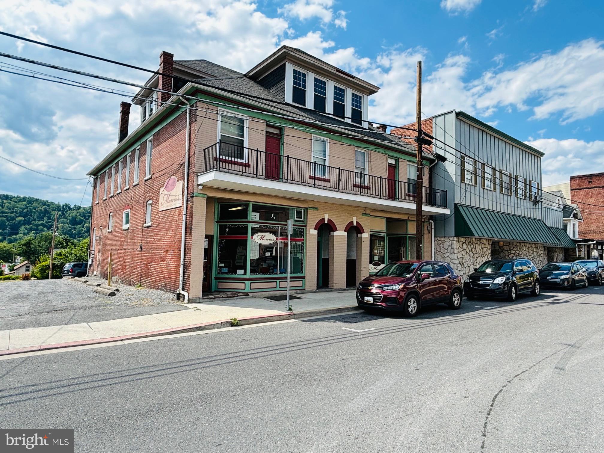 ANNUAL SDE OF 126K.
Fantastic commercial/residential sale of well-known community business plus additional income opportunity with TWO 1200SF APARTMENTS!     Welcome to Marvin's Floor Centre. This woman owned & minority certified business has been flourishing since 1987 with an Avg SDE of 126k... For 37 years, this company has been serving the tri-state area with excellent service. Marvin's is well established in both residential & commercial sales. With little marketing and word-of-mouth sales, Marvin's has set itself as the "go to" spot for your flooring & tile needs. This business includes 8,000 sq. ft. of real estate with parking for 7 vehicles.  Showroom space includes carpet, sheet vinyl, hardwood, laminate, vinyl tile/waterproof flooring, and porcelain/ceramic displays. All racks, displays, and equipment convey with the business.  Also included are 2 apartments; 1200 sq. ft. each. One apartment is fully furnished & equipped; previously rented for $750.00 per month with water included. The 2nd apartment could be made into 2 apts. As a single apartment, rent was $650.00 per month with water included. Don't miss this opportunity to own a Historic and highly successful business in Western Maryland.